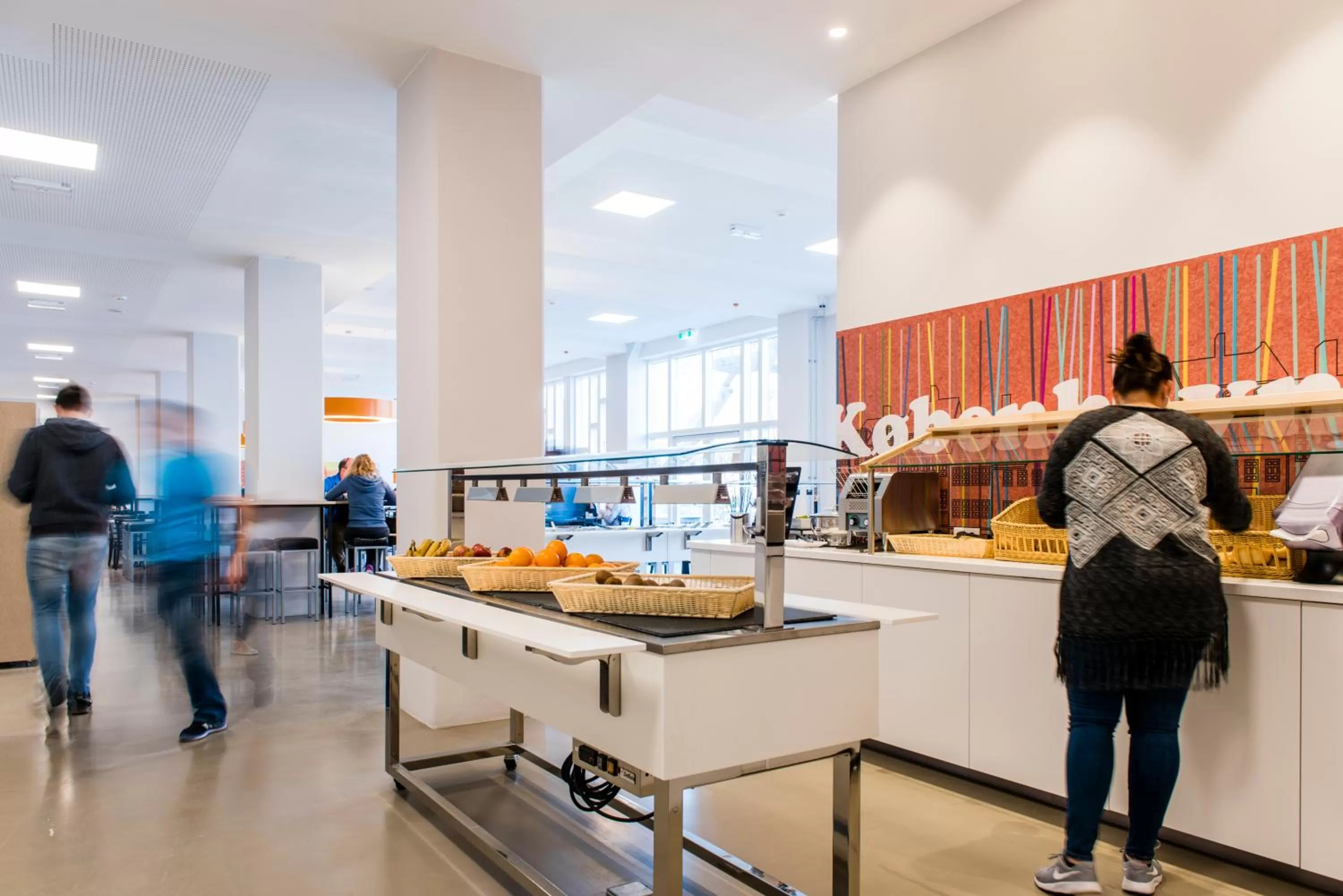 Buffet breakfast in a&o Copenhagen Nørrebro