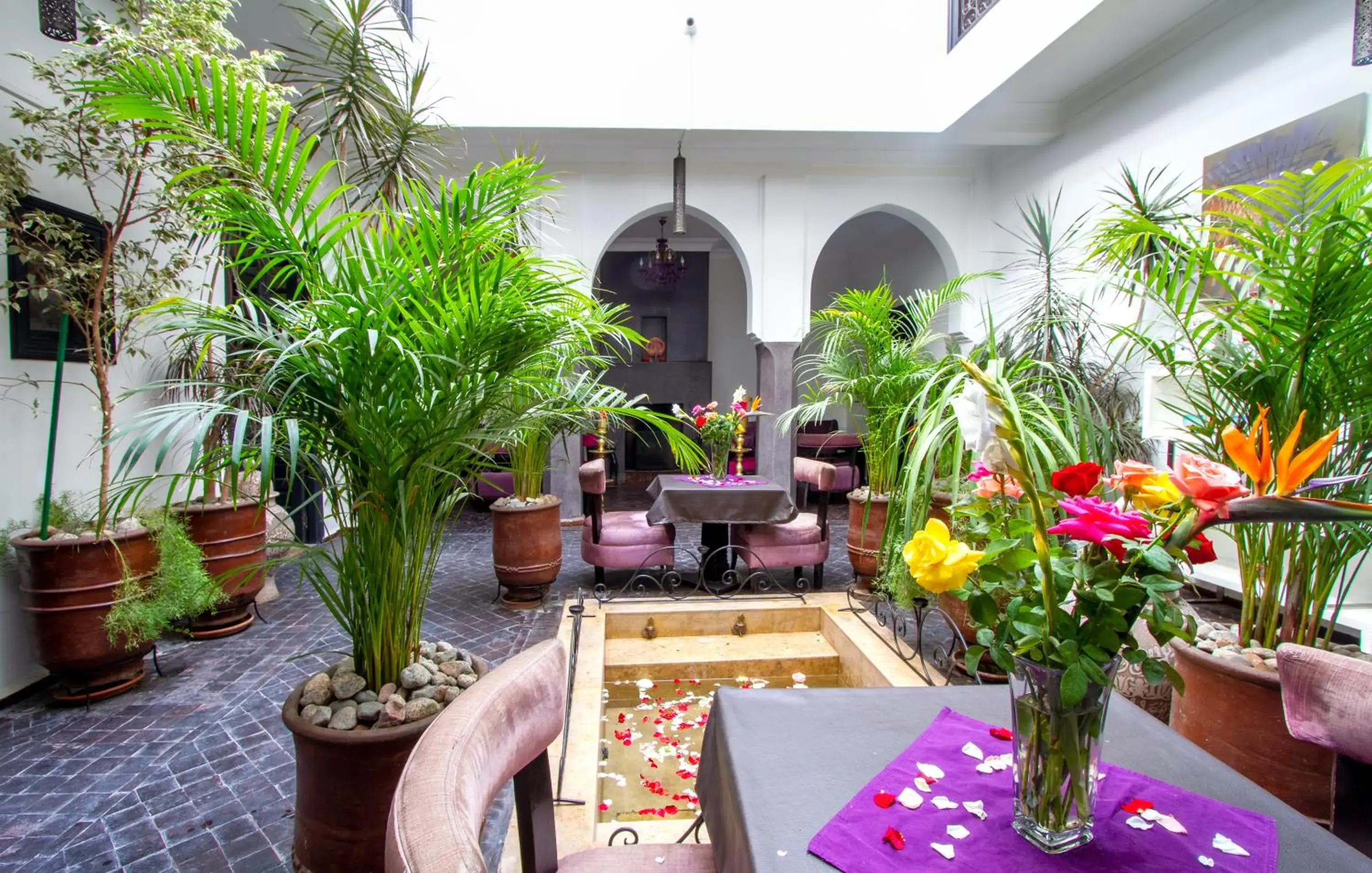 Inner courtyard view in Ryad Amiran & Spa