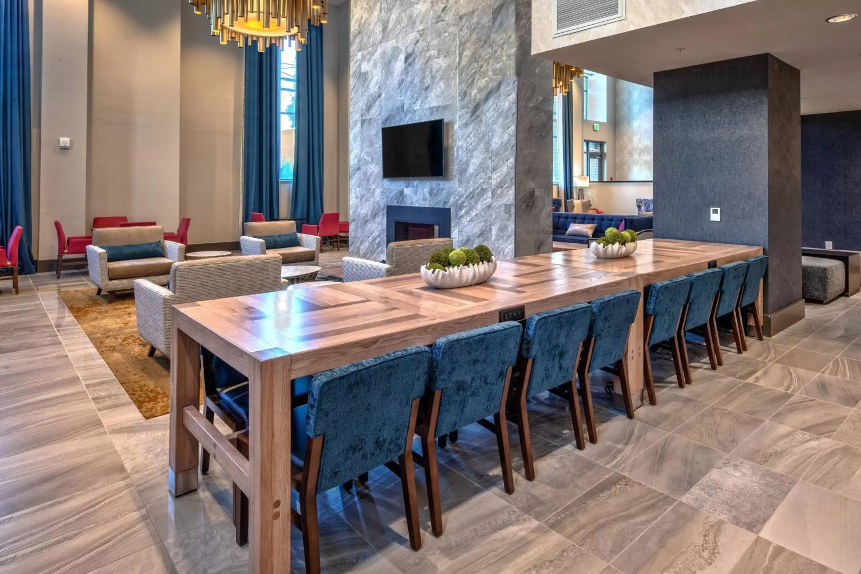 Lobby or reception, Restaurant/Places to Eat in Residence Inn by Marriott Nashville Green Hills