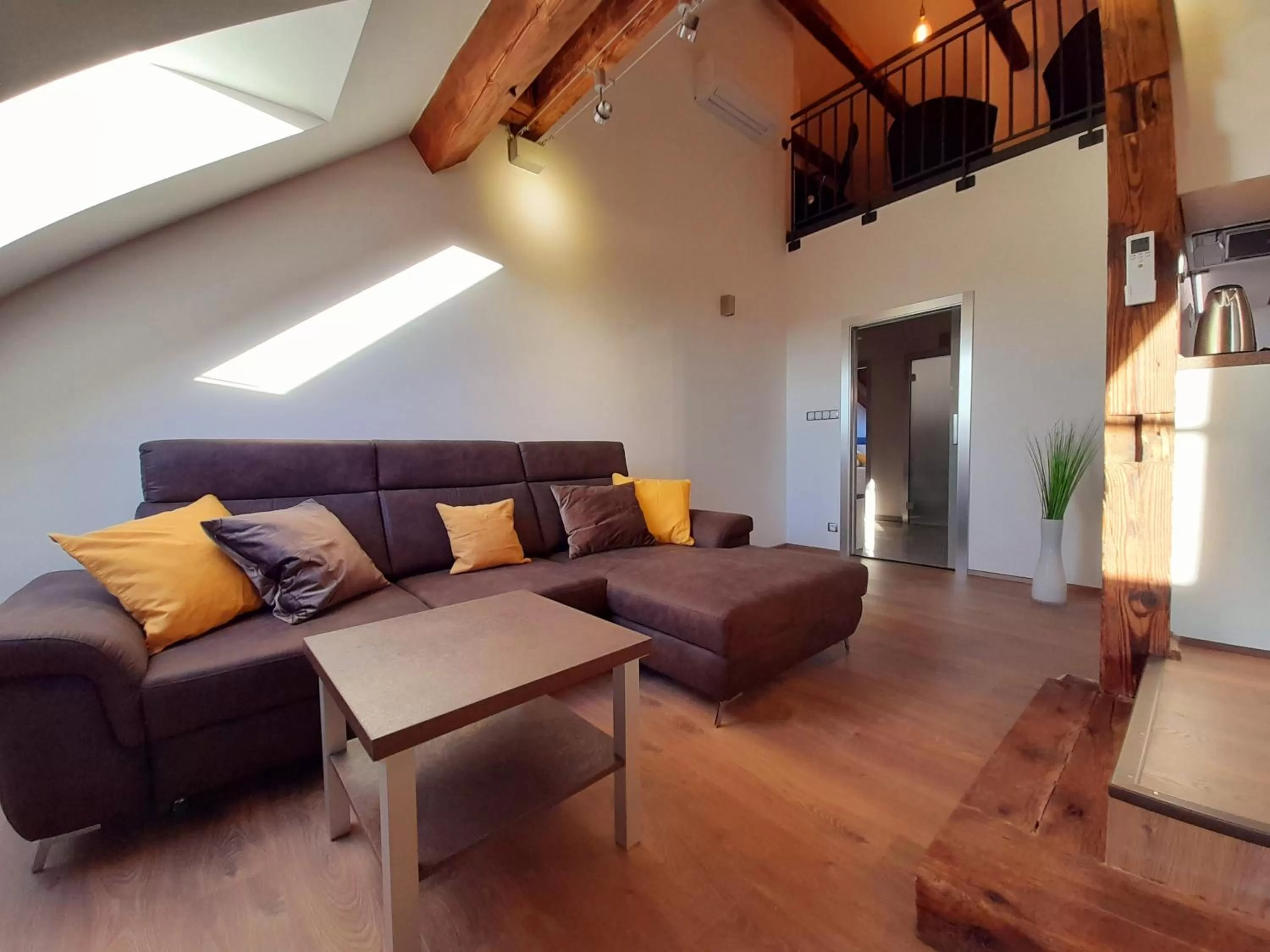 Seating area in Residence Mariánská