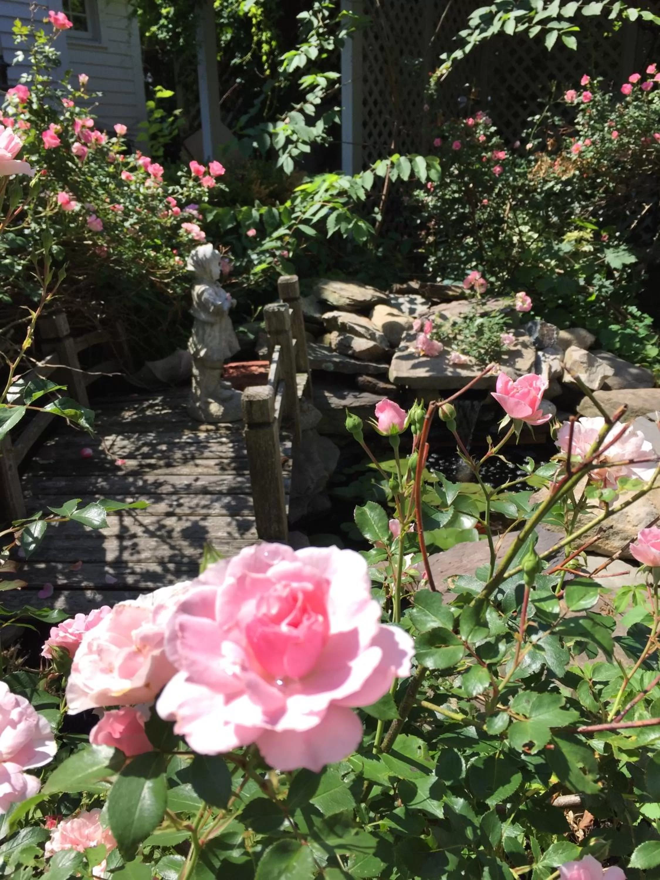 Patio in Clark Currier Inn