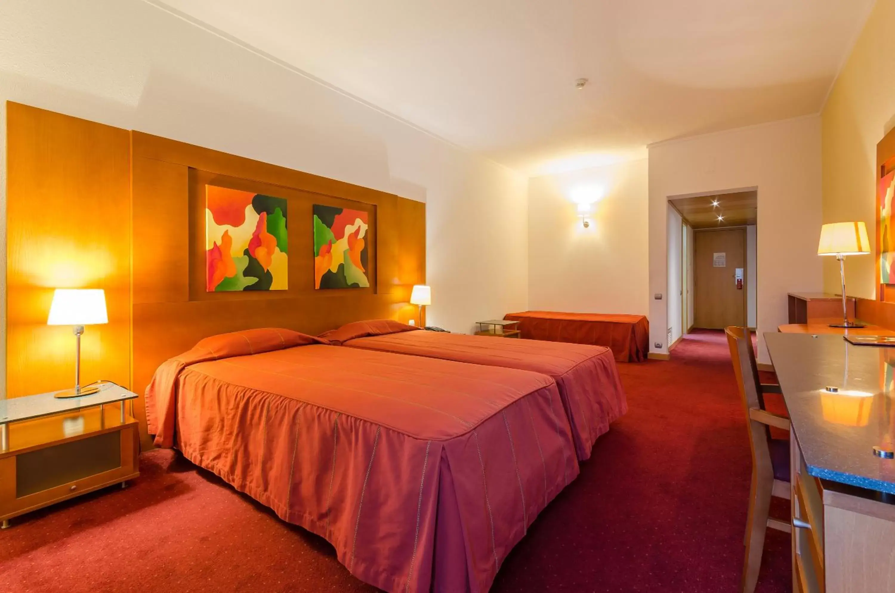 Bed in Hotel Alvorada