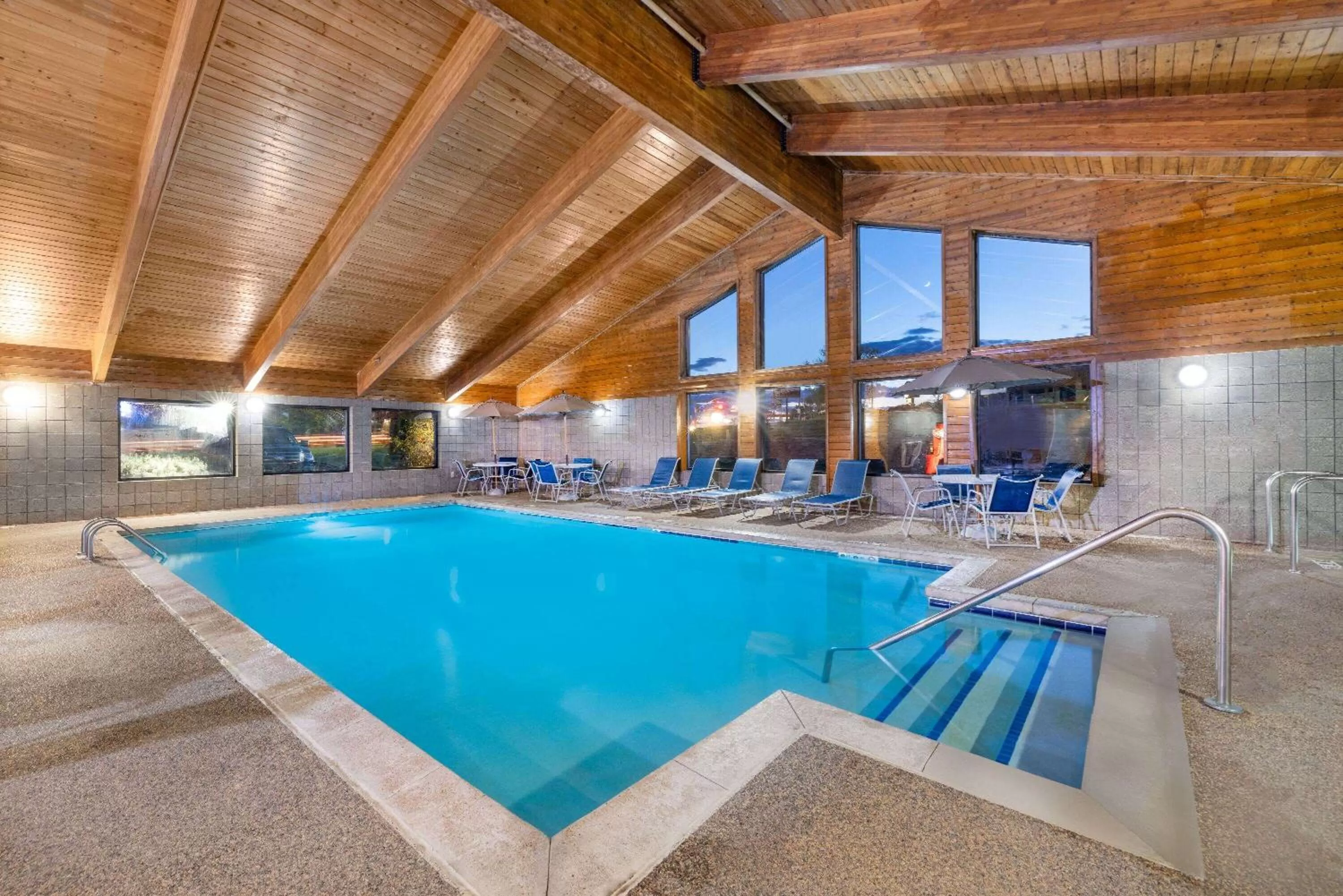 Pool view in AmericInn by Wyndham Dickinson