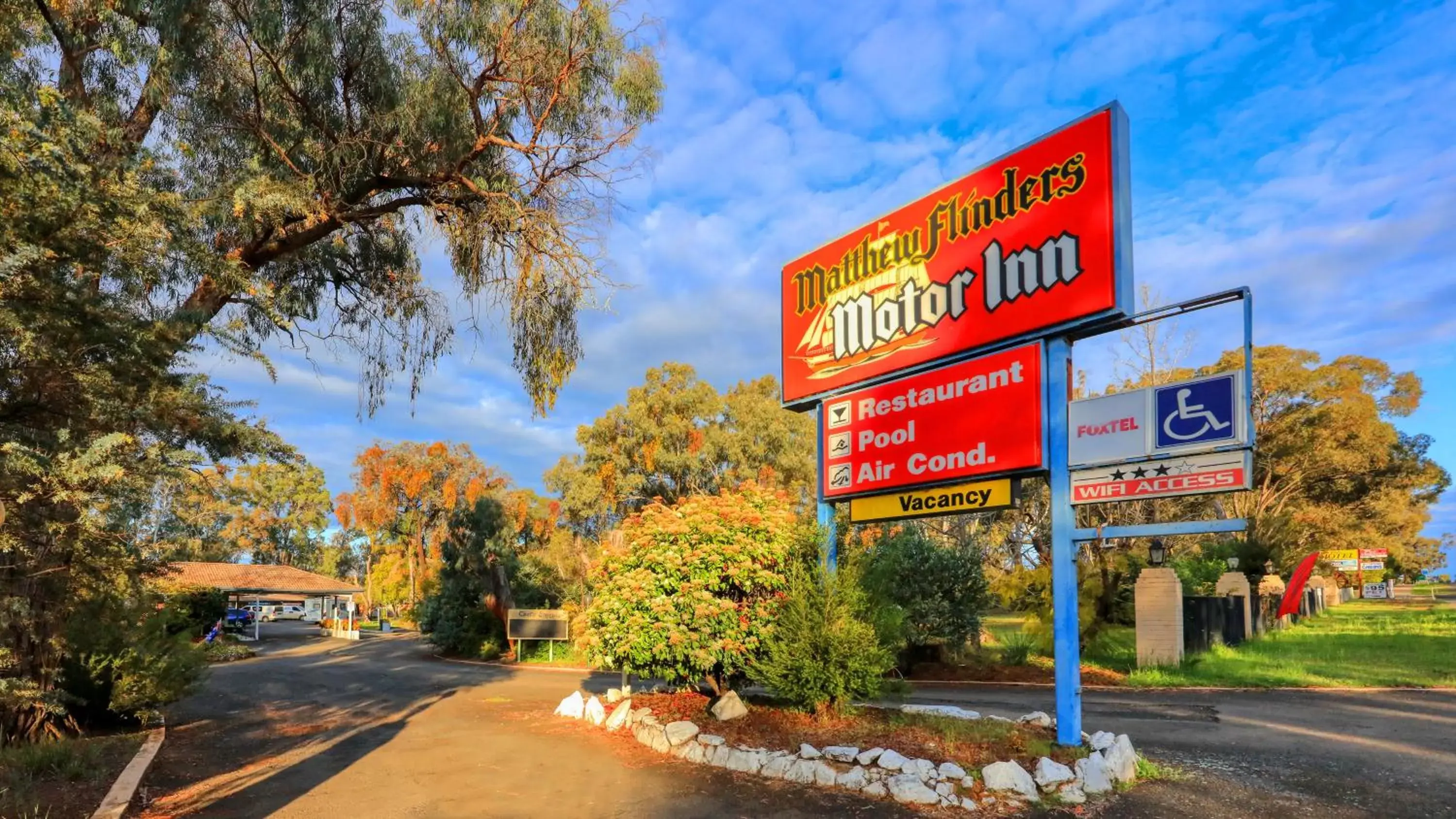 Property logo or sign in Matthew Flinders Motor Inn