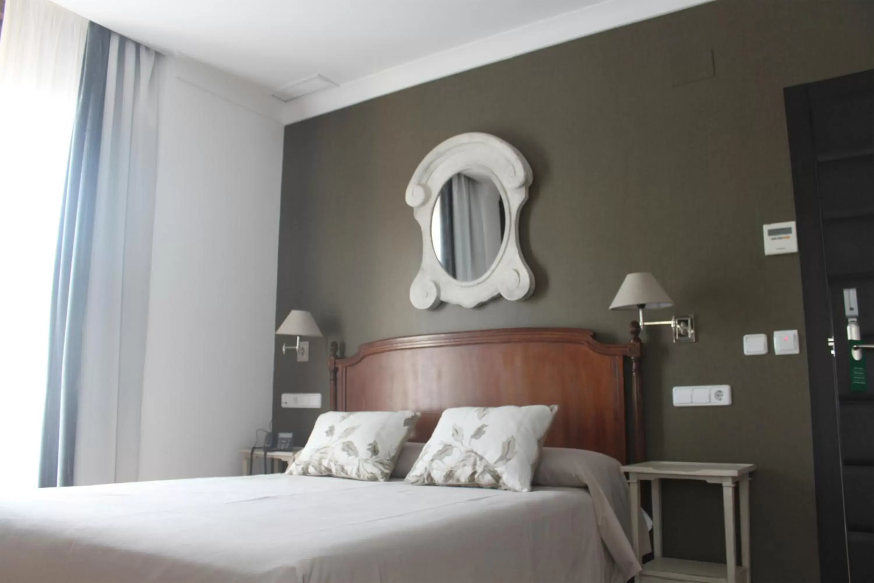 Decorative detail, Bed in Hotel Villa Maria