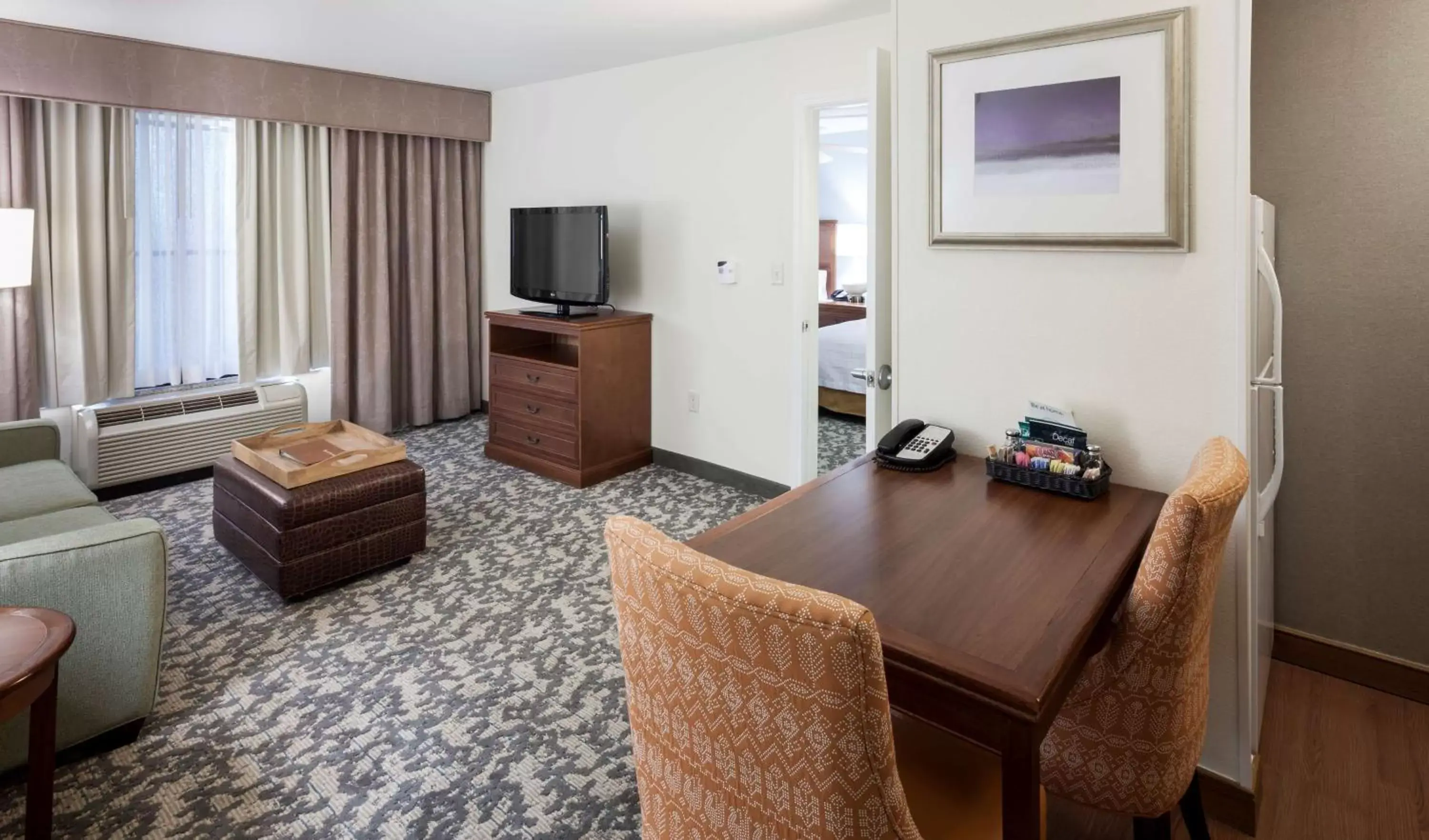 Bed, Seating Area in Homewood Suites by Hilton Houston Stafford Sugar Land
