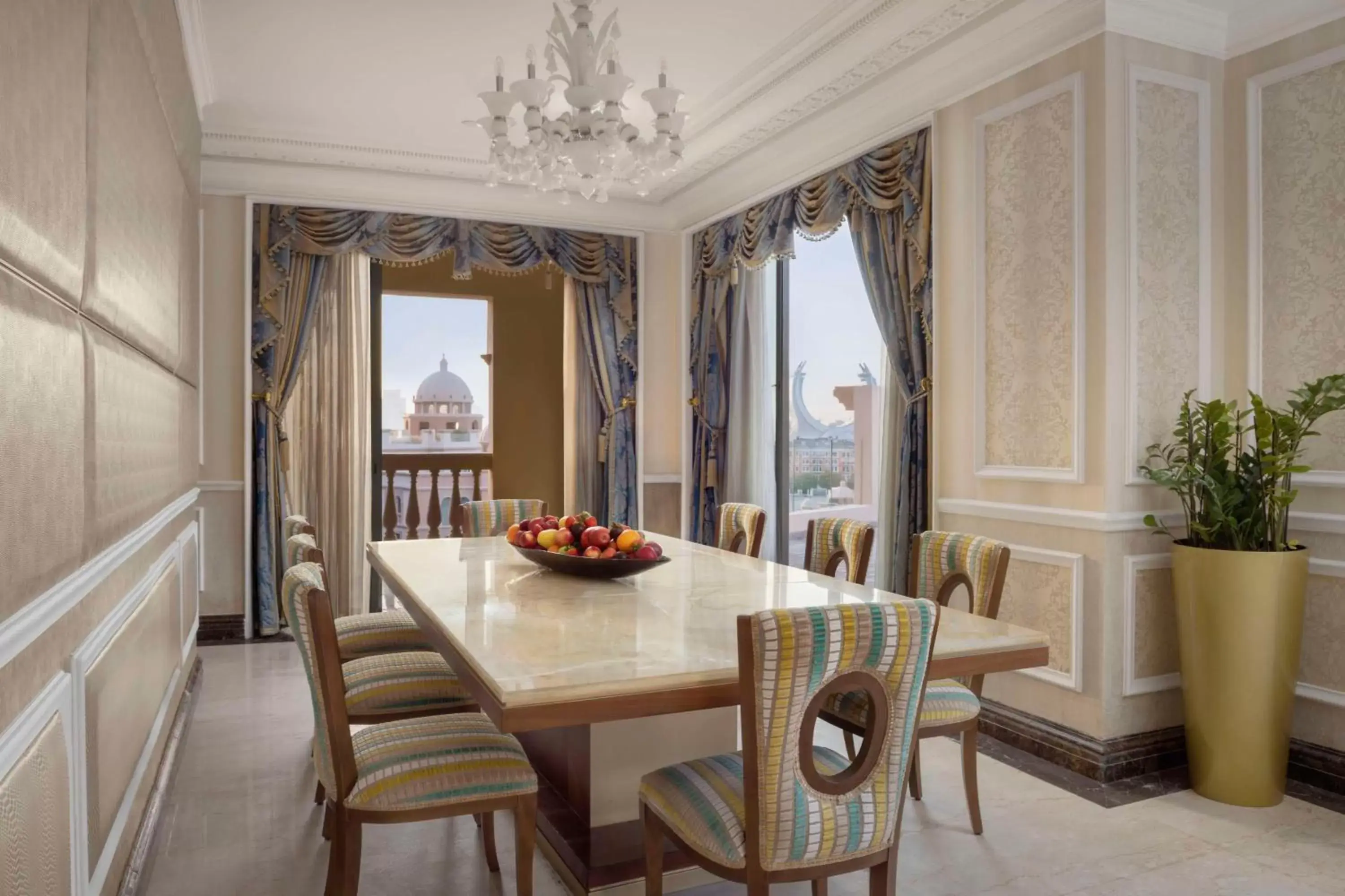 Photo of the whole room, Dining Area in Marsa Malaz Kempinski, The Pearl
