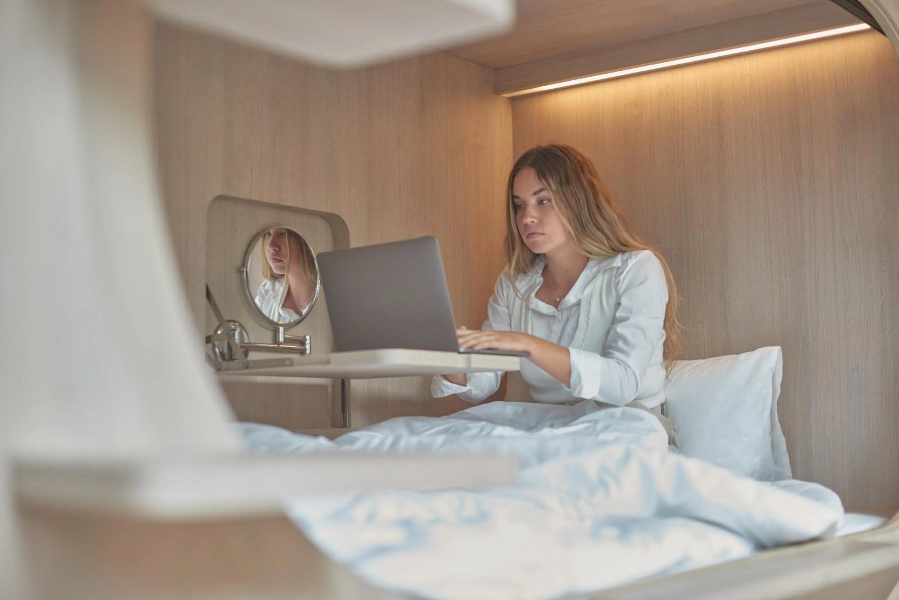 Bed in KINN Capsule - HER Space, Female Only