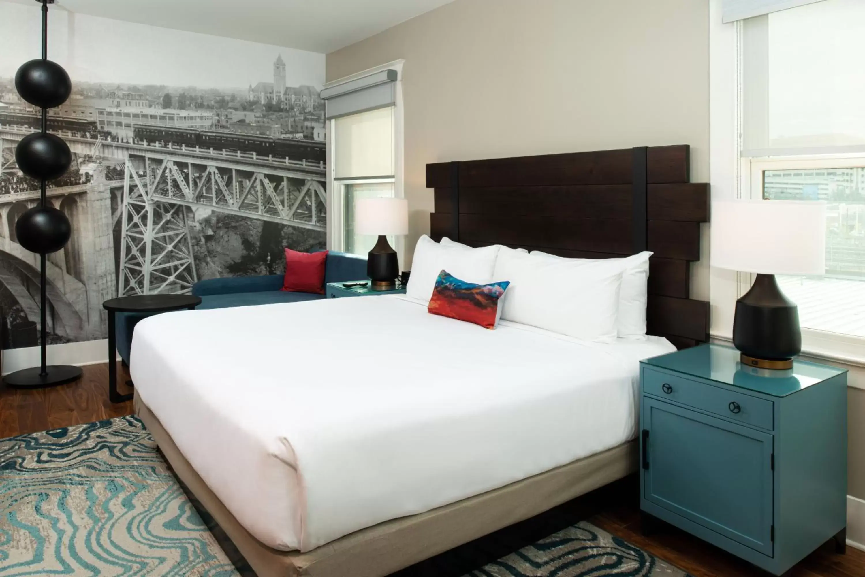 Bedroom, Bed in Hotel Indigo Spokane Downtown, an IHG Hotel