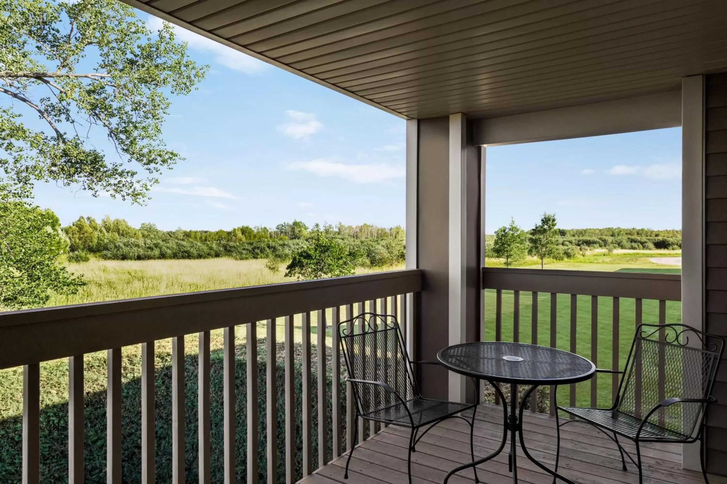 View (from property/room), Balcony/Terrace in AmericInn by Wyndham Baudette
