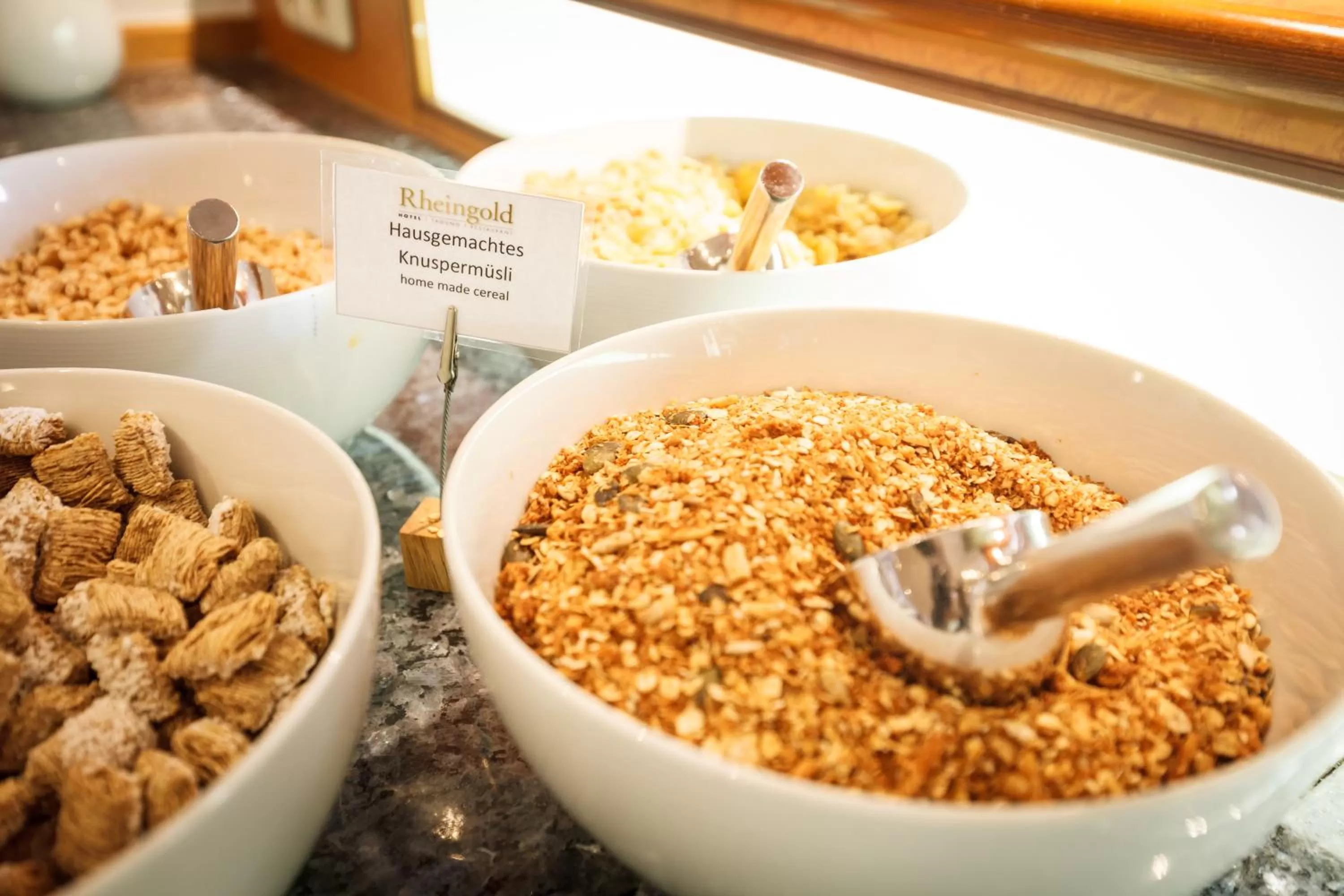 Buffet breakfast in Hotel Rheingold