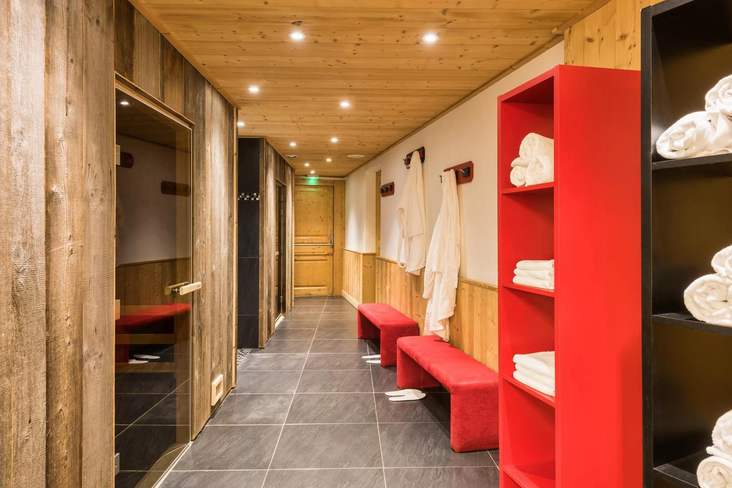 Sauna in Hotel le Petit Dru