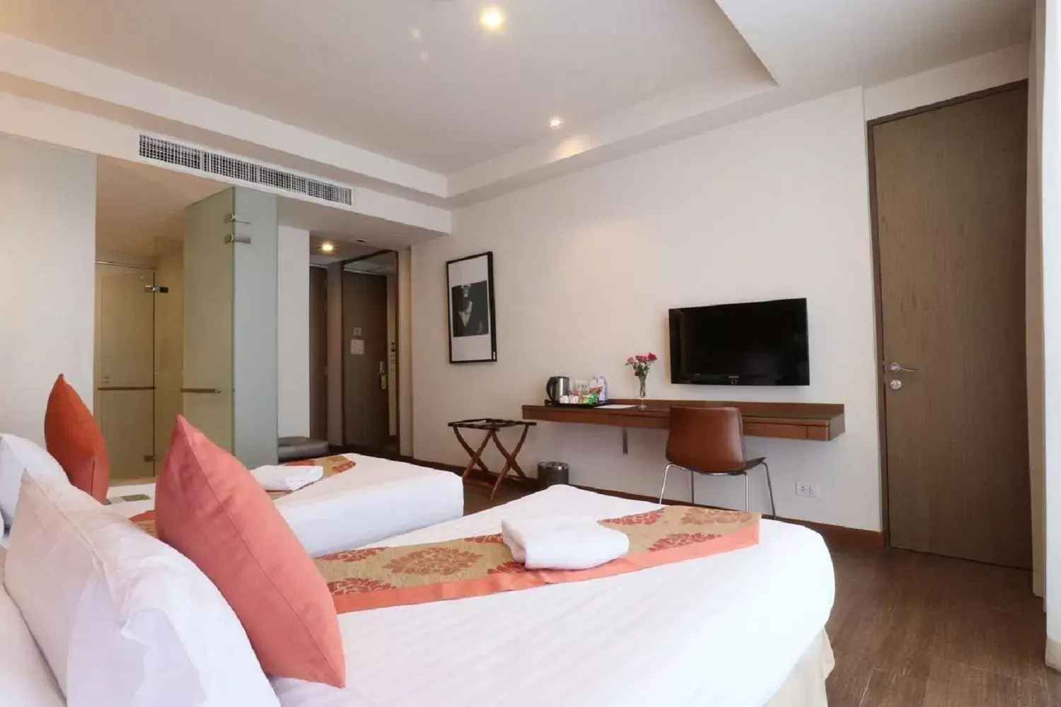 Bedroom, TV/Entertainment Center in On 8 Sukhumvit Nana Bangkok by Compass Hospitality