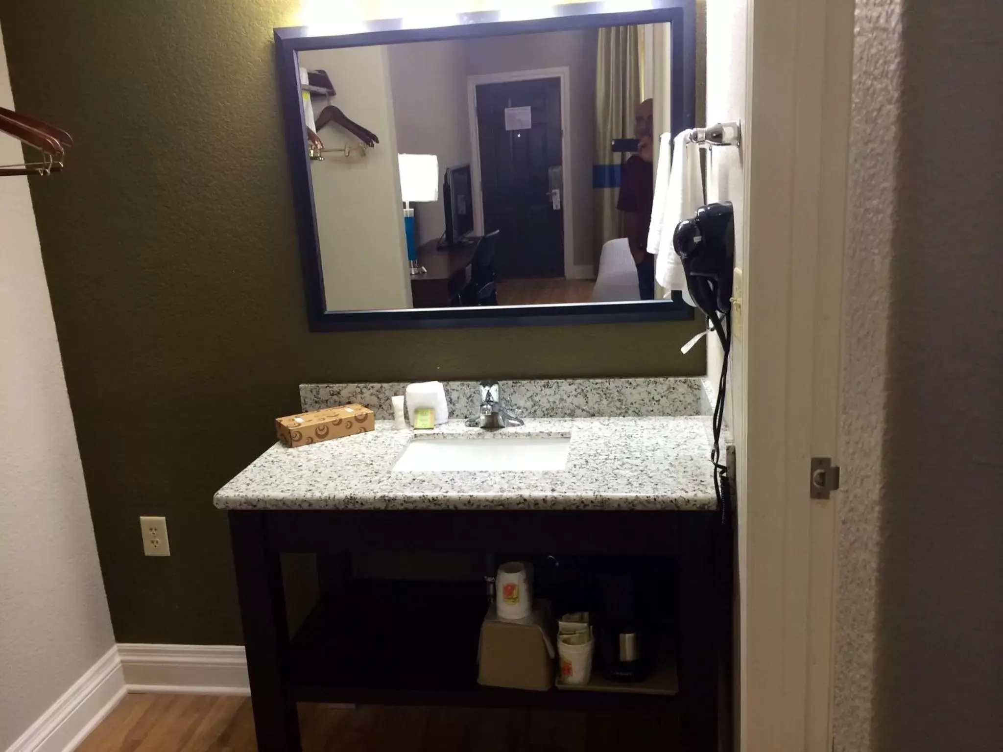 Bathroom in Super 8 by Wyndham San Antonio Near Fort Sam Houston