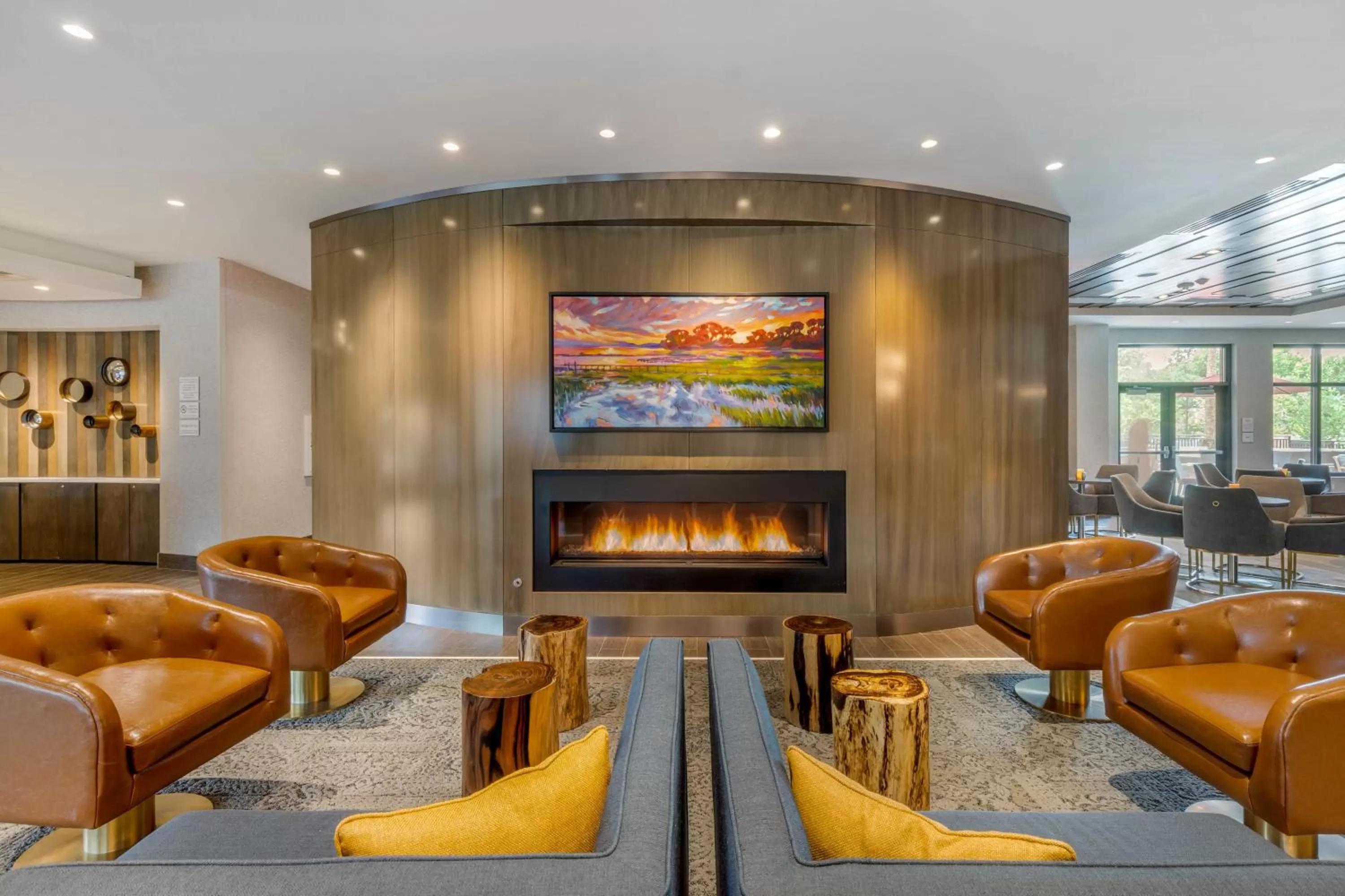 Seating area in Cambria Hotel Charleston Riverview