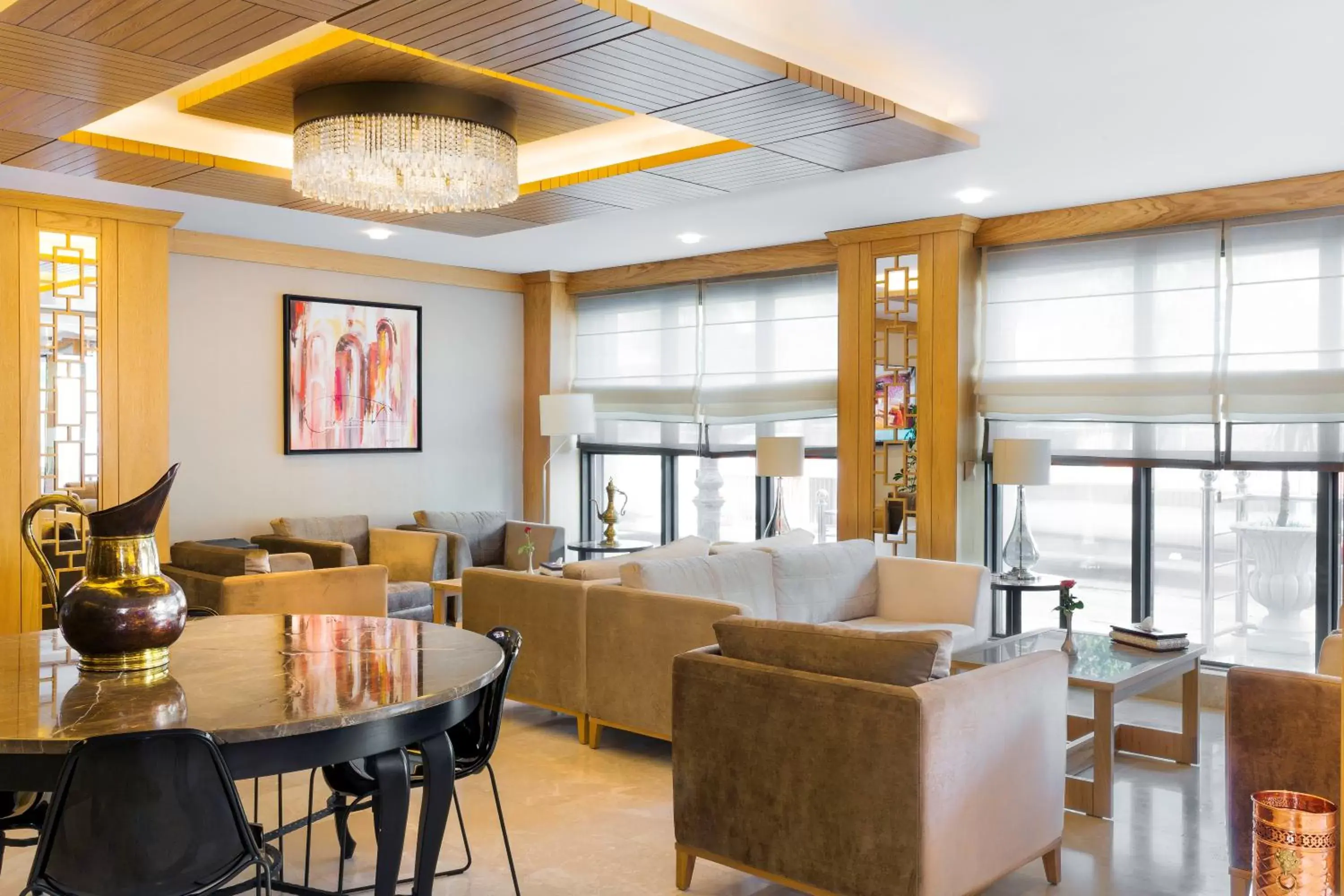 Lobby or reception, Restaurant/Places to Eat in Hotel Setif Plus Lobby or reception, Restaurant/Places to Eat in Hotel Setif Plus