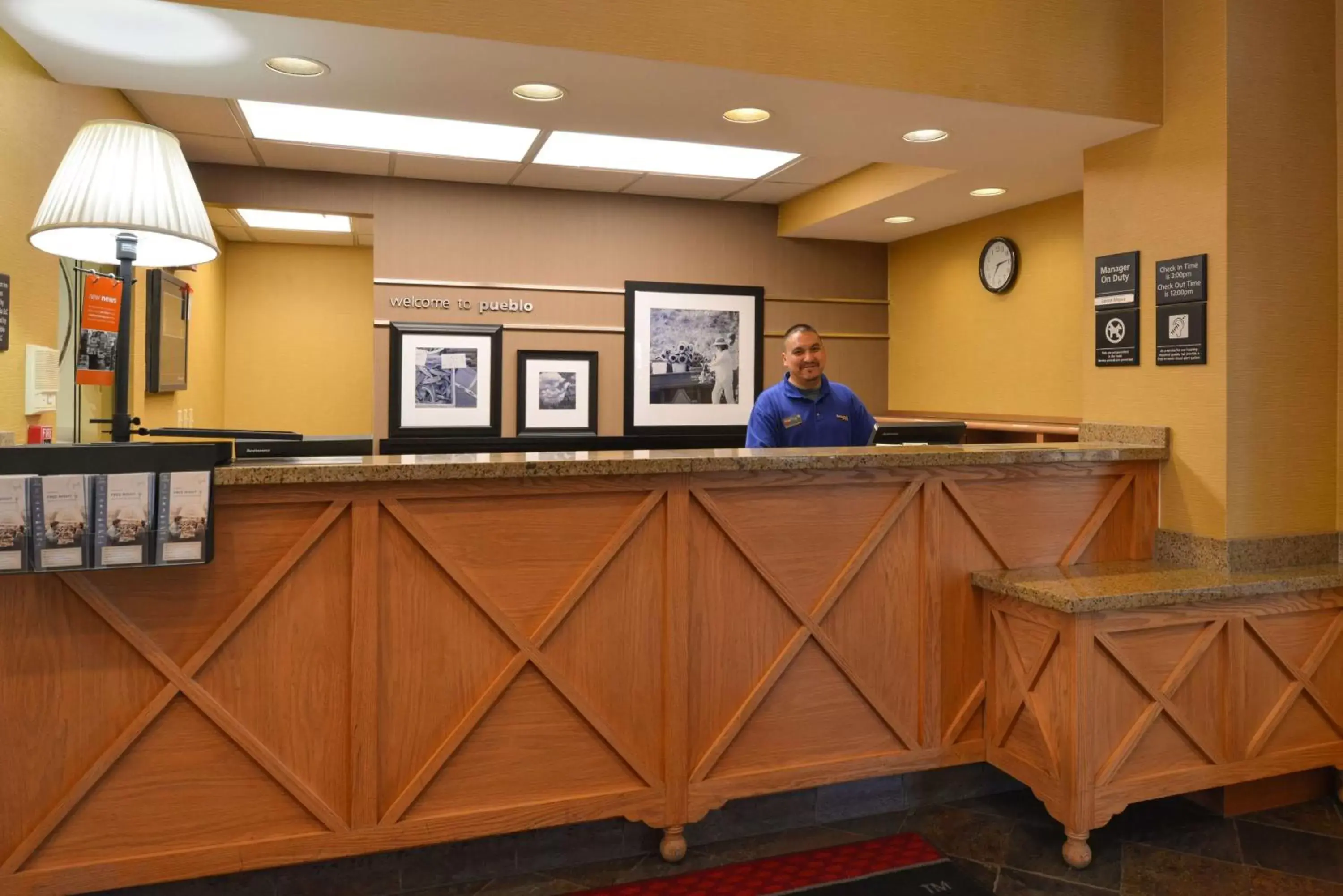 Lobby or reception in Hampton Inn & Suites Pueblo-Southgate Lobby or reception in Hampton Inn & Suites Pueblo-Southgate