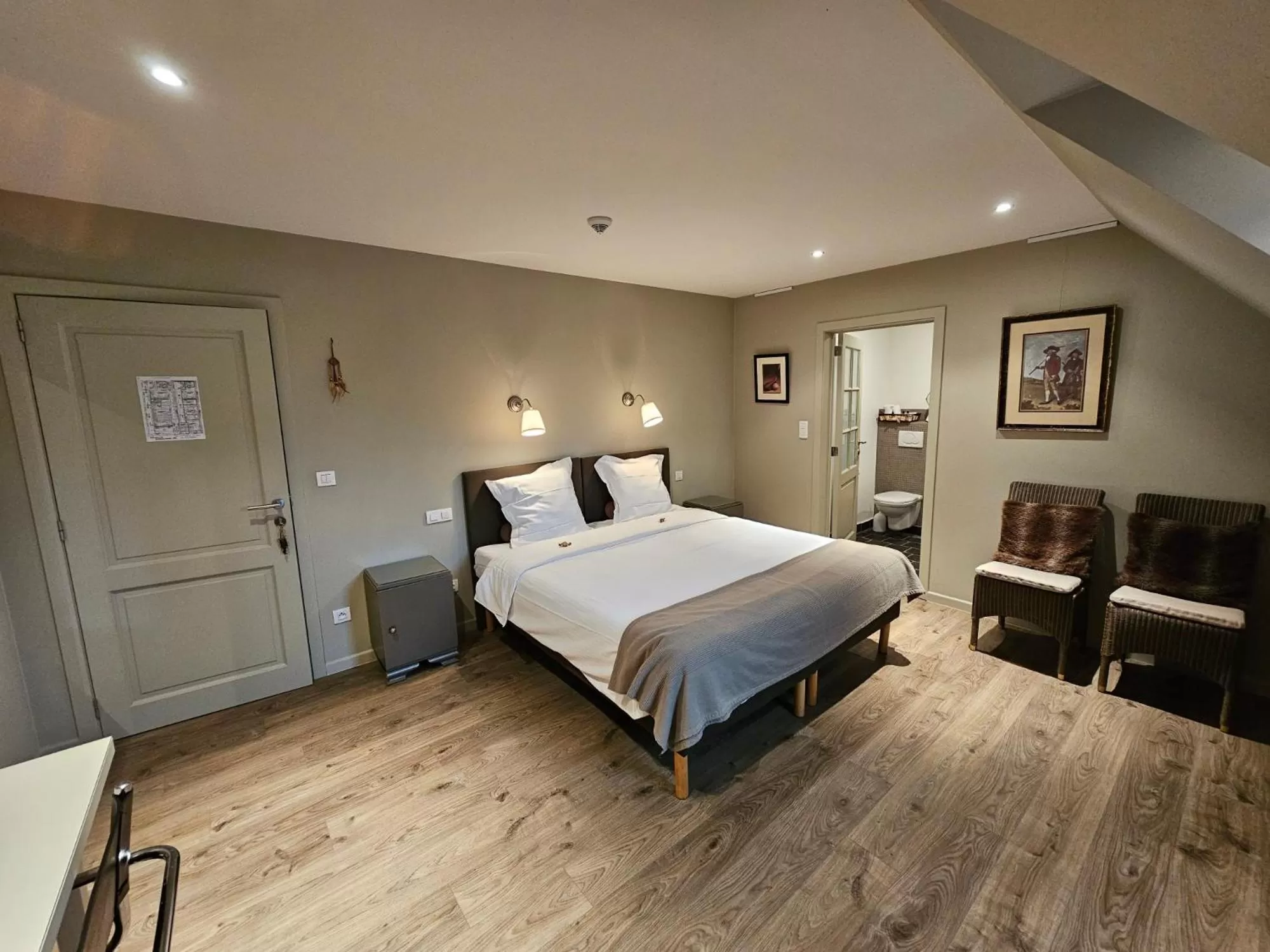 Bed in Eyckenmolen B&B