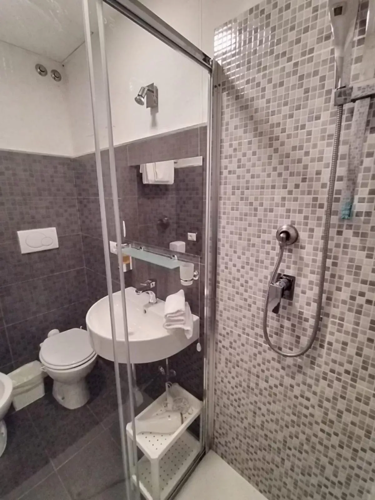 Toilet, Bathroom in Hotel Castelfidardo