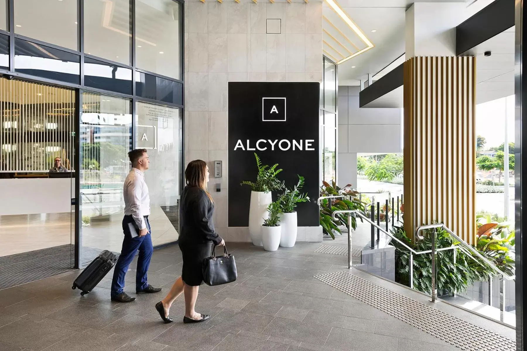 Facade/entrance in Alcyone Hotel Residences