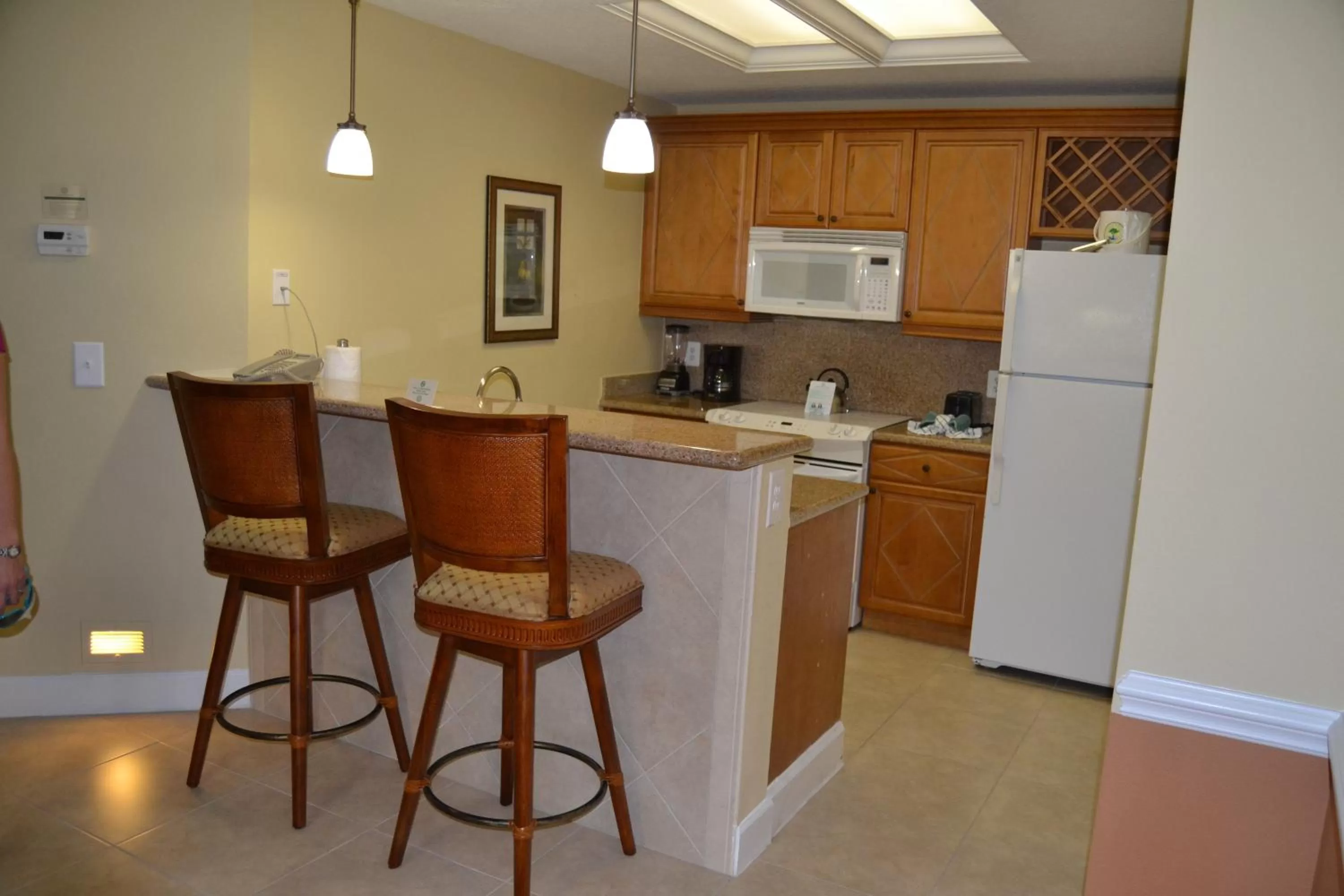 Two-Bedroom Condo Kitchen in Cypress Pointe Resort