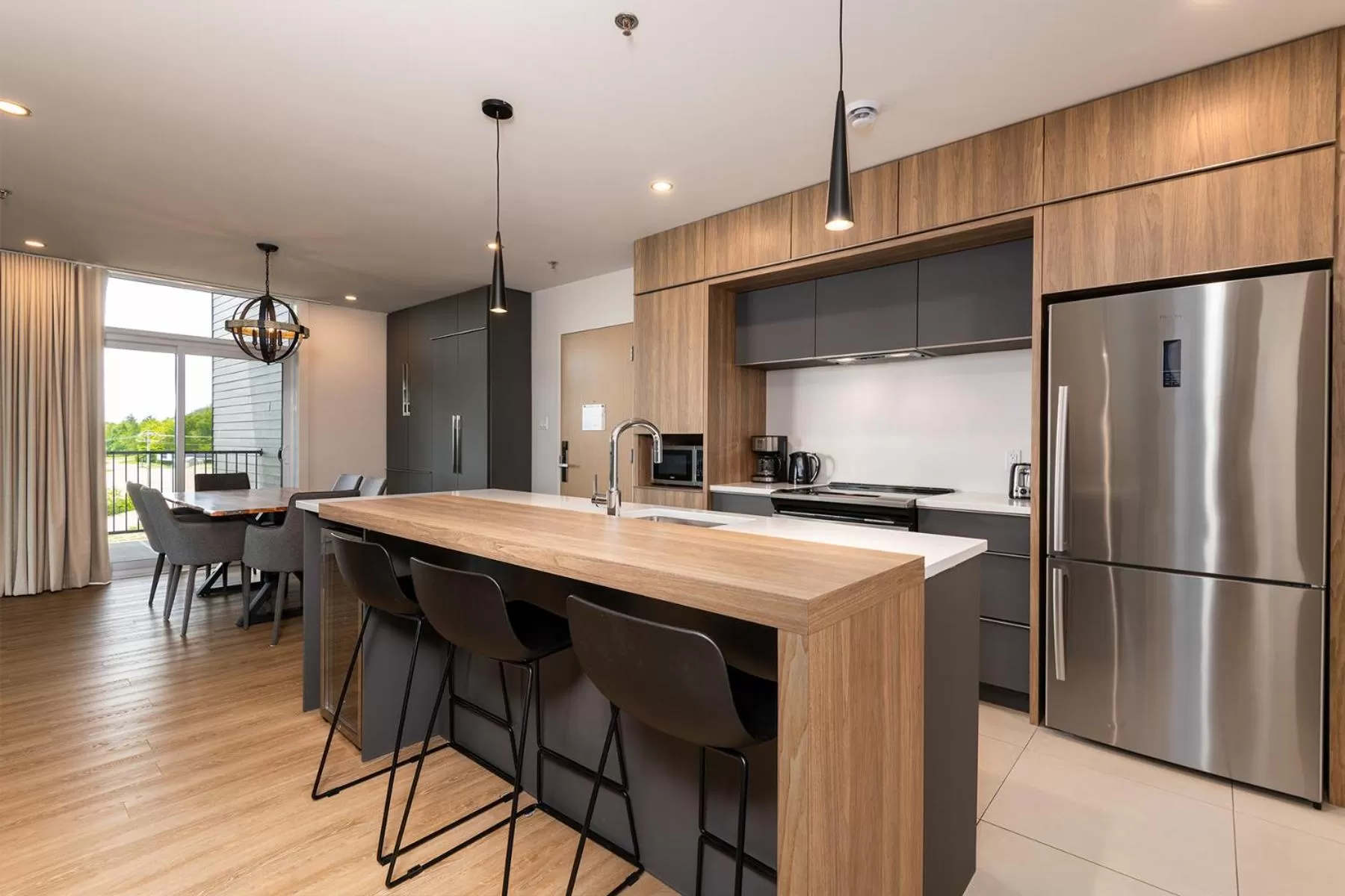 Kitchen or kitchenette, Kitchen/Kitchenette in Appartements au Massif - Les Caches de la Grande Pointe - Ski, Vélo, Plein-air