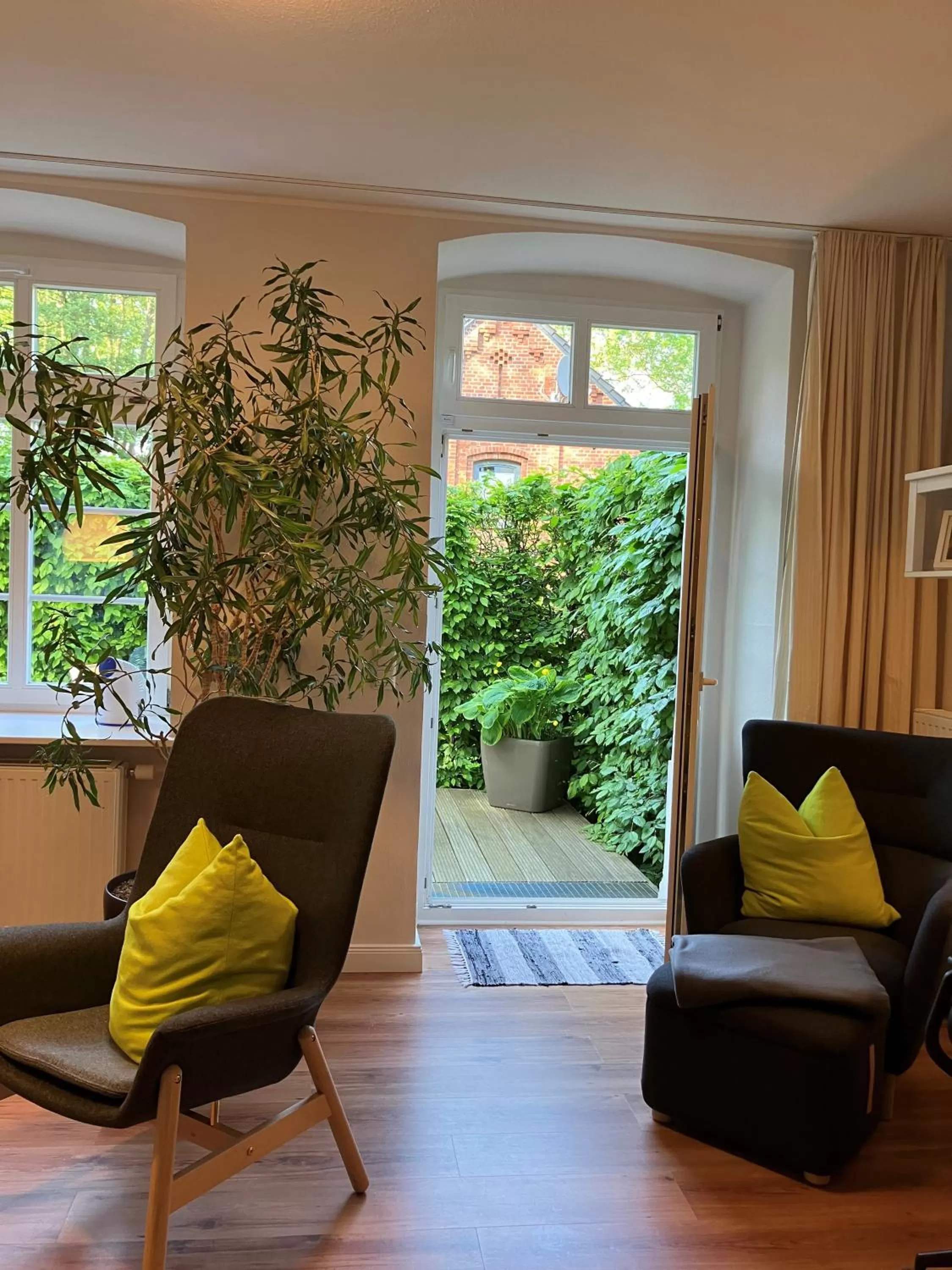 Balcony/Terrace in Biohotel Schönhagener Mühle