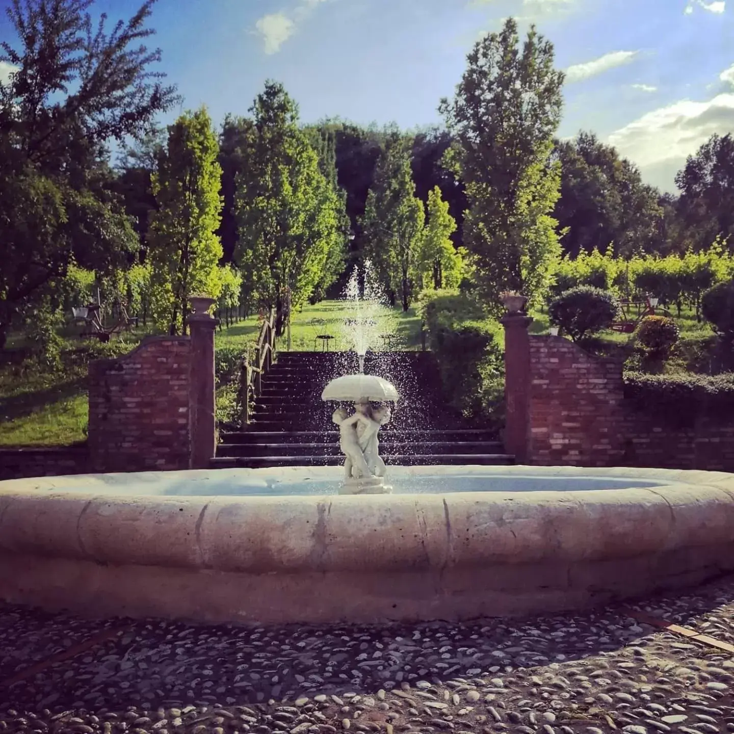Garden in Villa Clementina - Prosecco Country Hotel