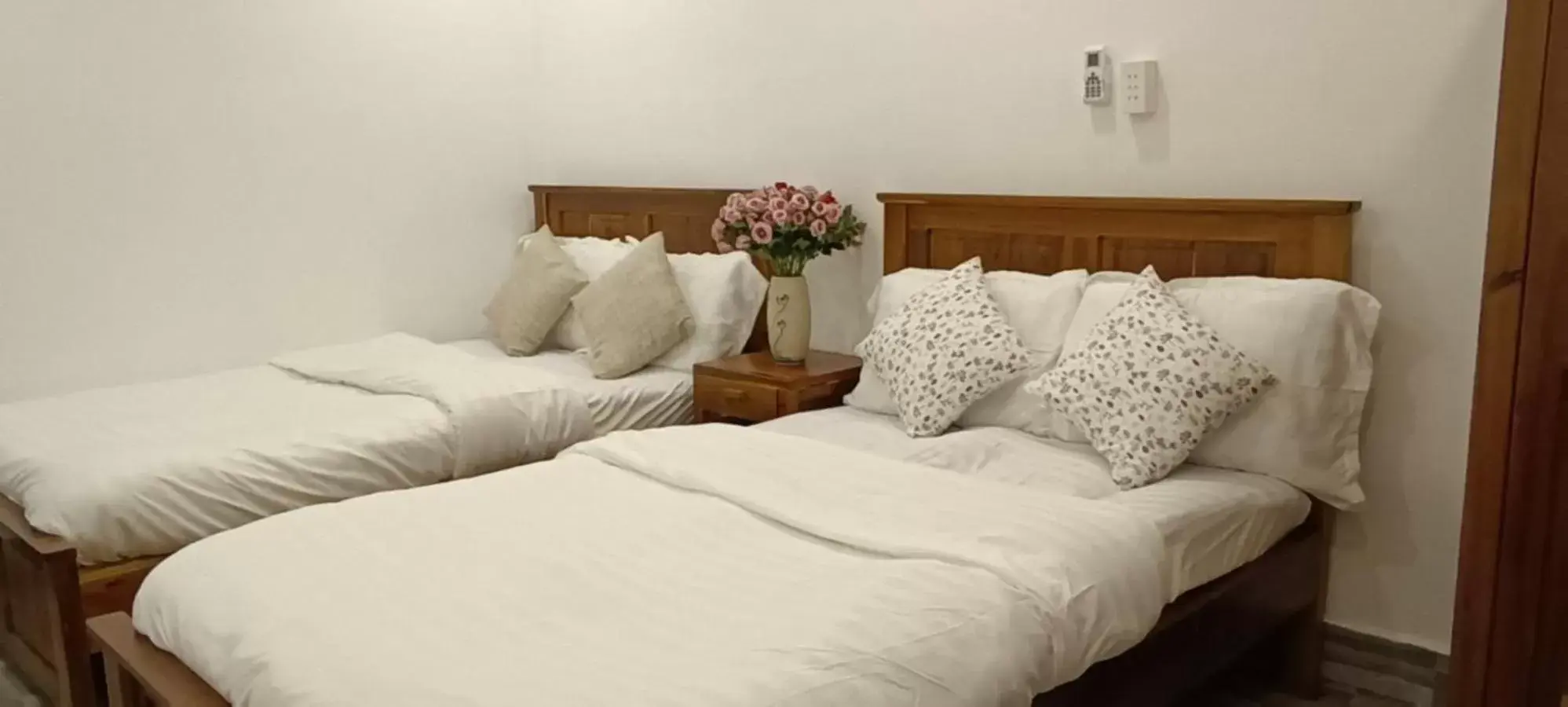 Bed in Hoang Phuc resort Bed in Hoang Phuc resort