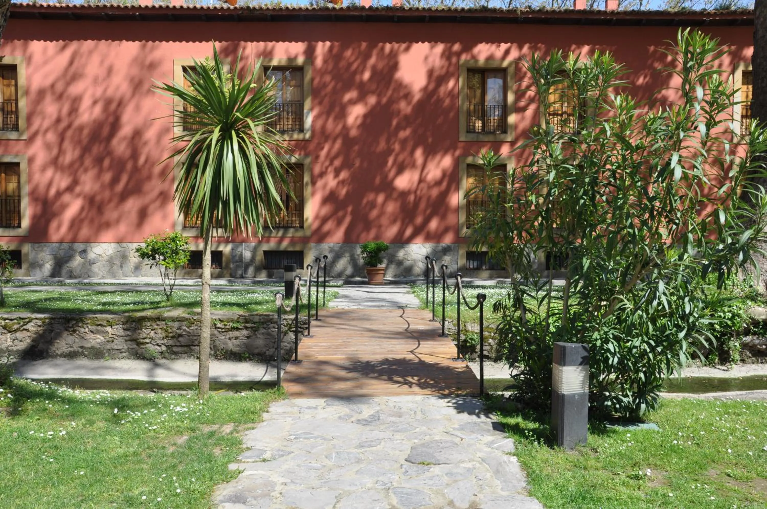 Garden in Parador de Gijón