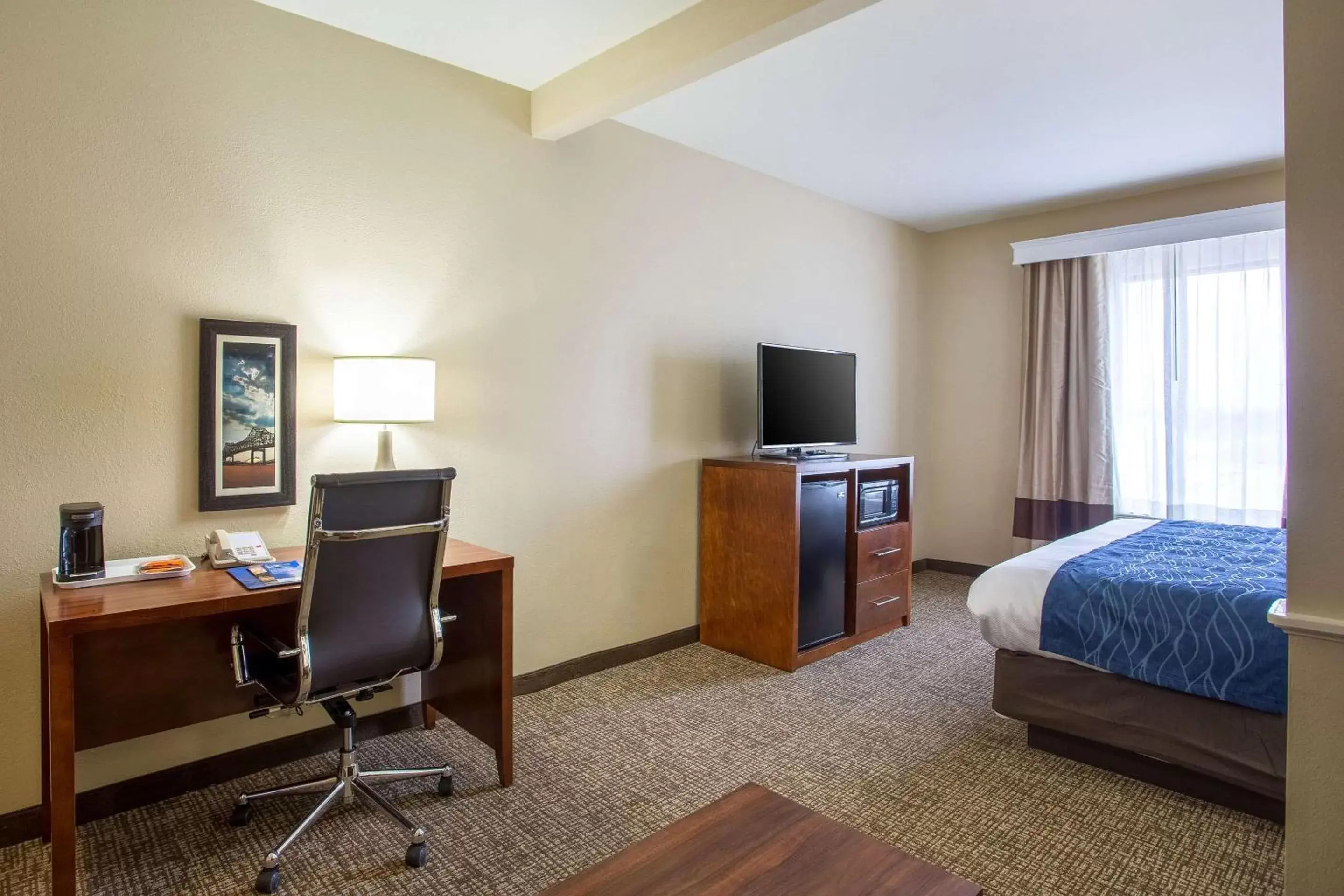 Photo of the whole room, TV/Entertainment Center in Comfort Inn & Suites Baton Rouge Airport