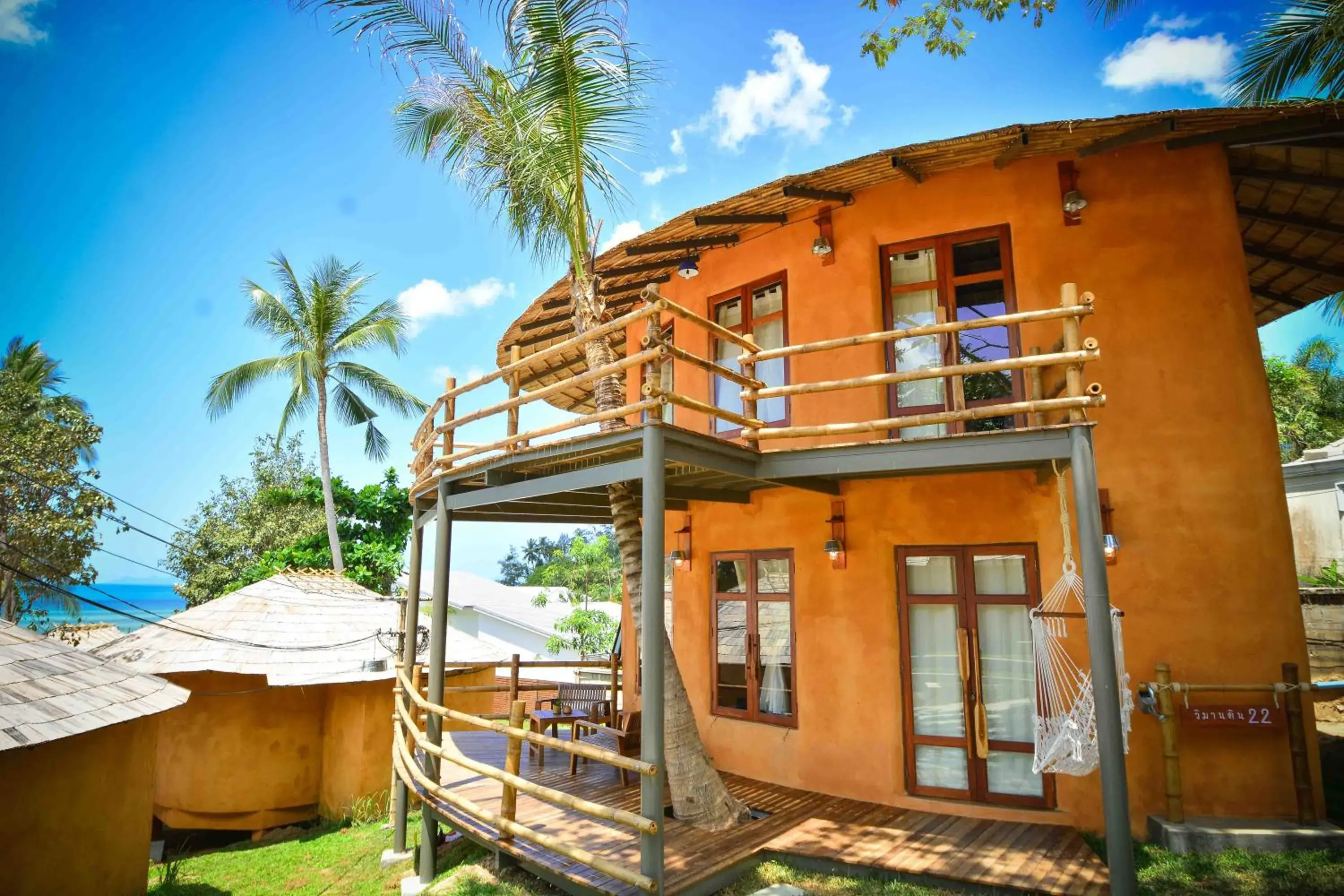 Balcony/Terrace, Property Building in The Mud - Eco Hotel