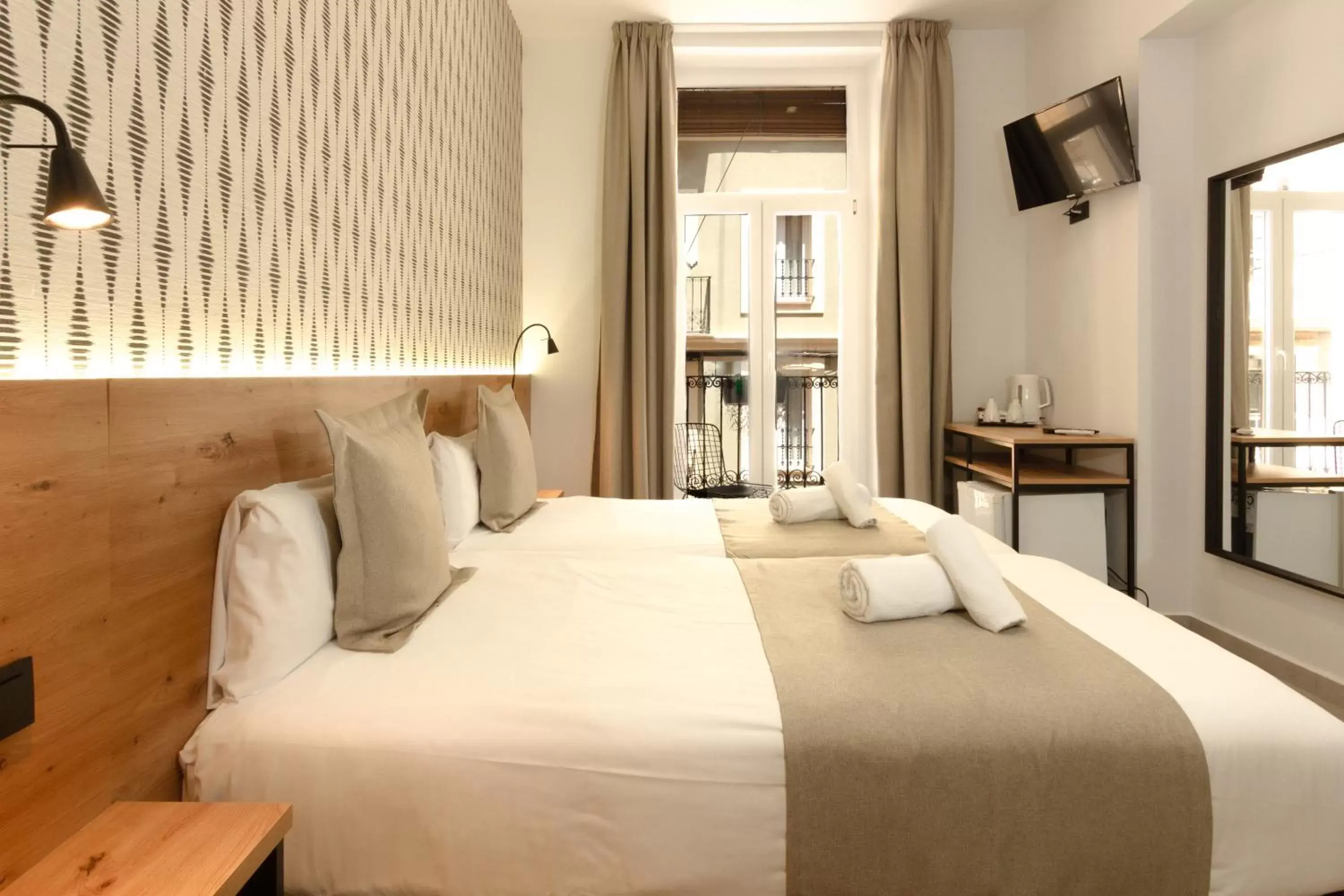 Bed in Hotel La Milagrosa