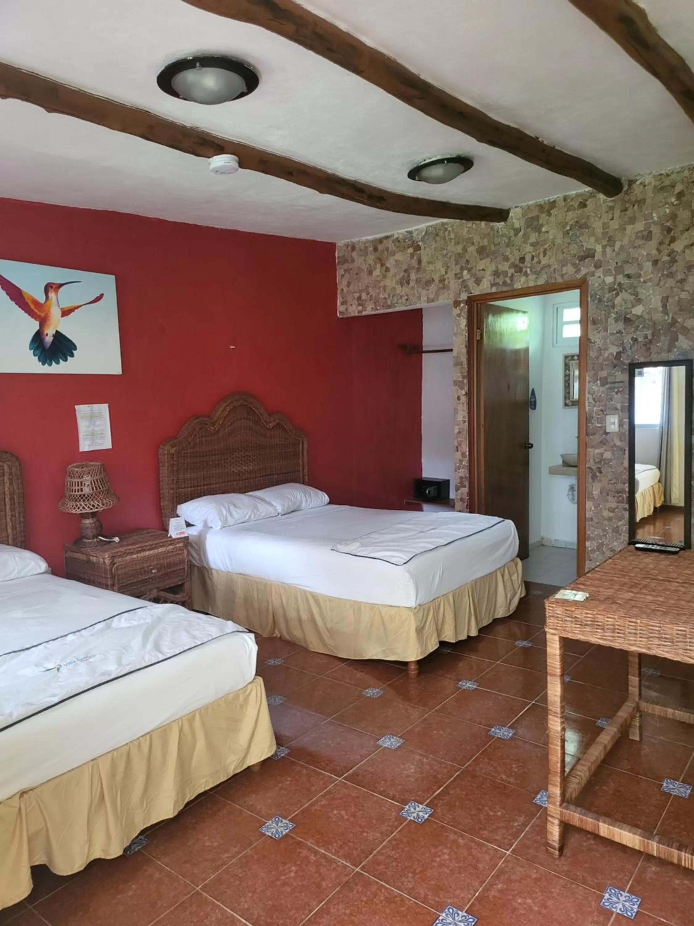 Bed in Cabañas Colibrí