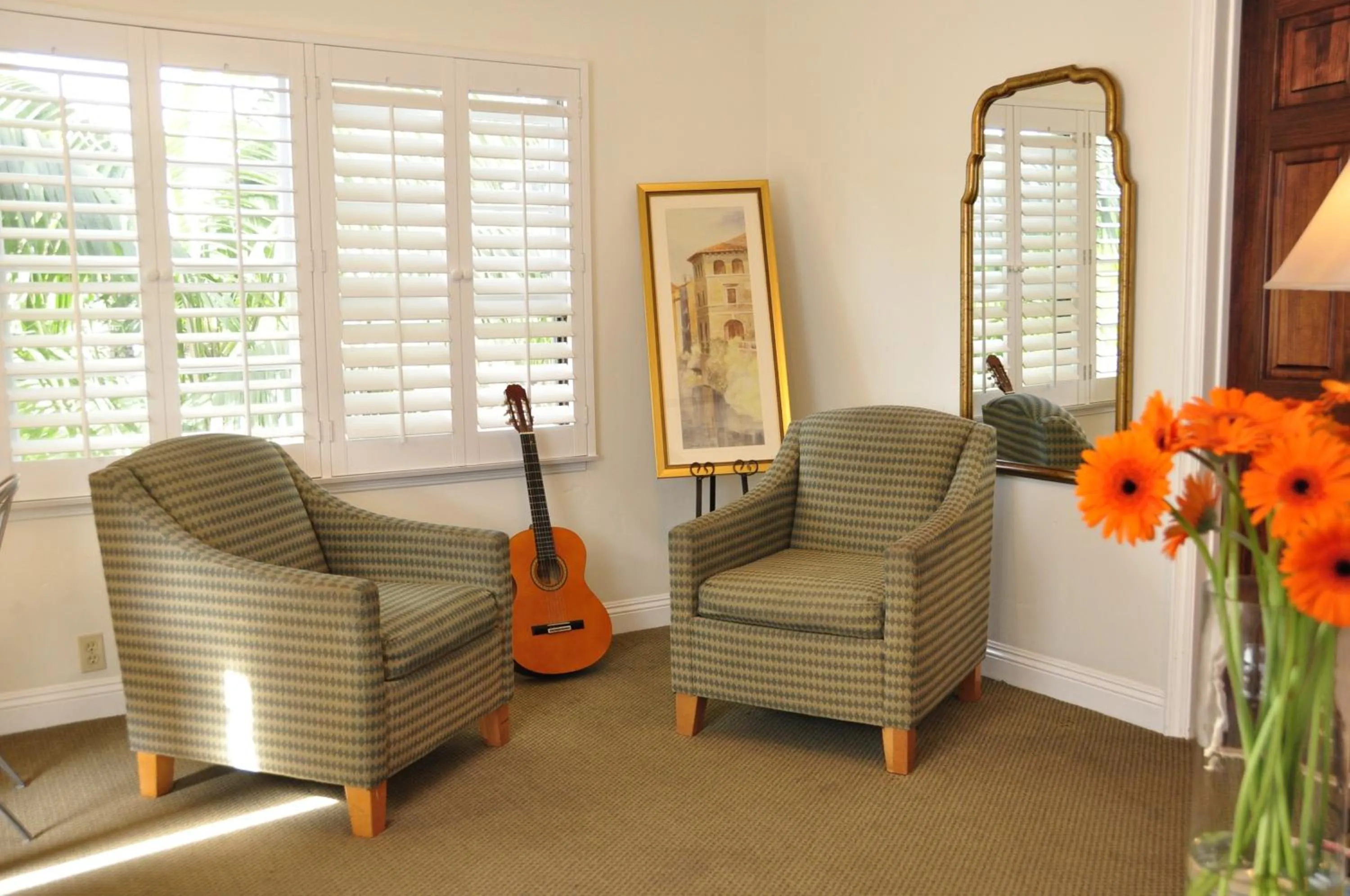 Seating area in The Eagle Inn