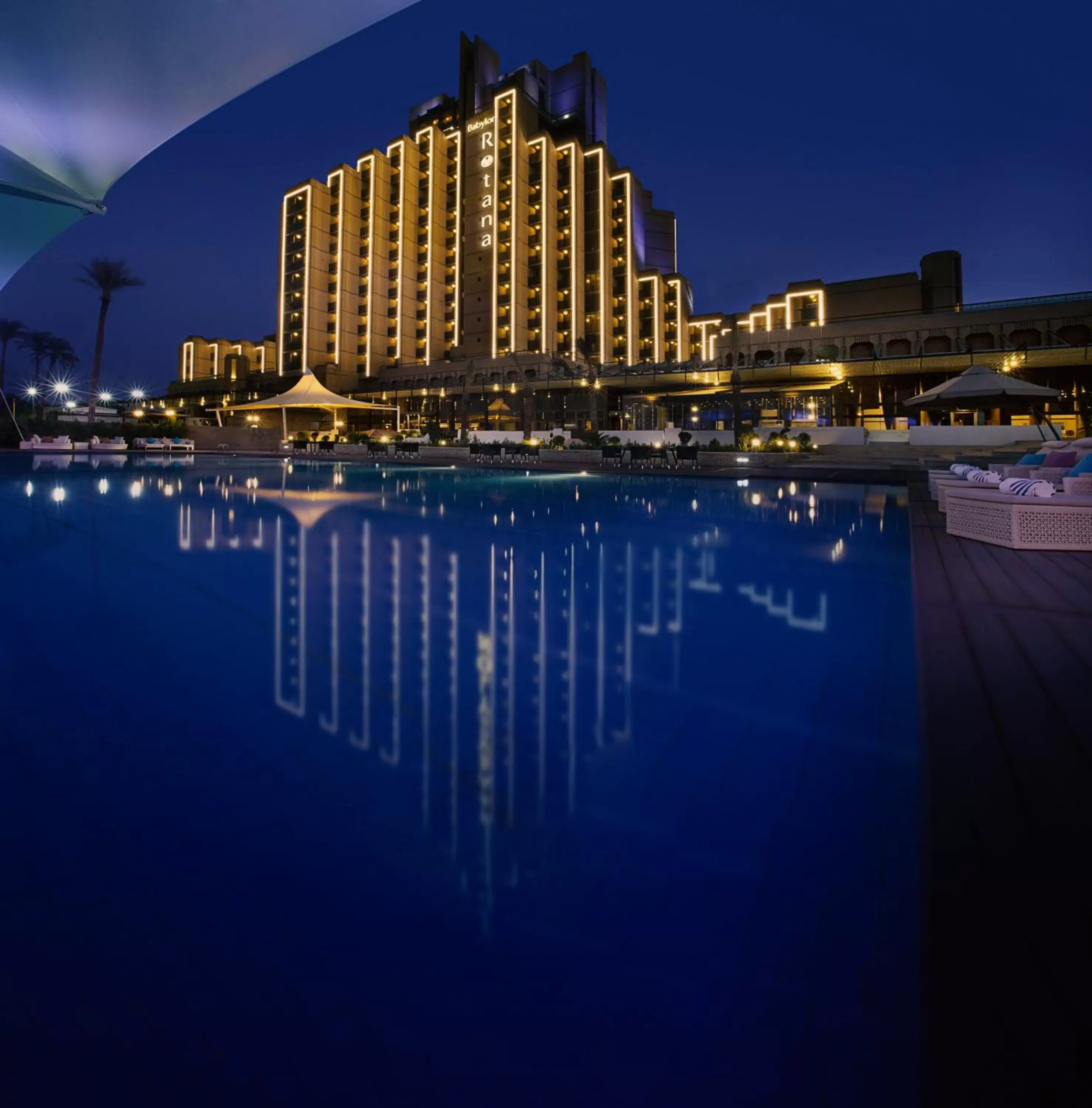 Property building, Swimming Pool in Babylon Rotana Hotel