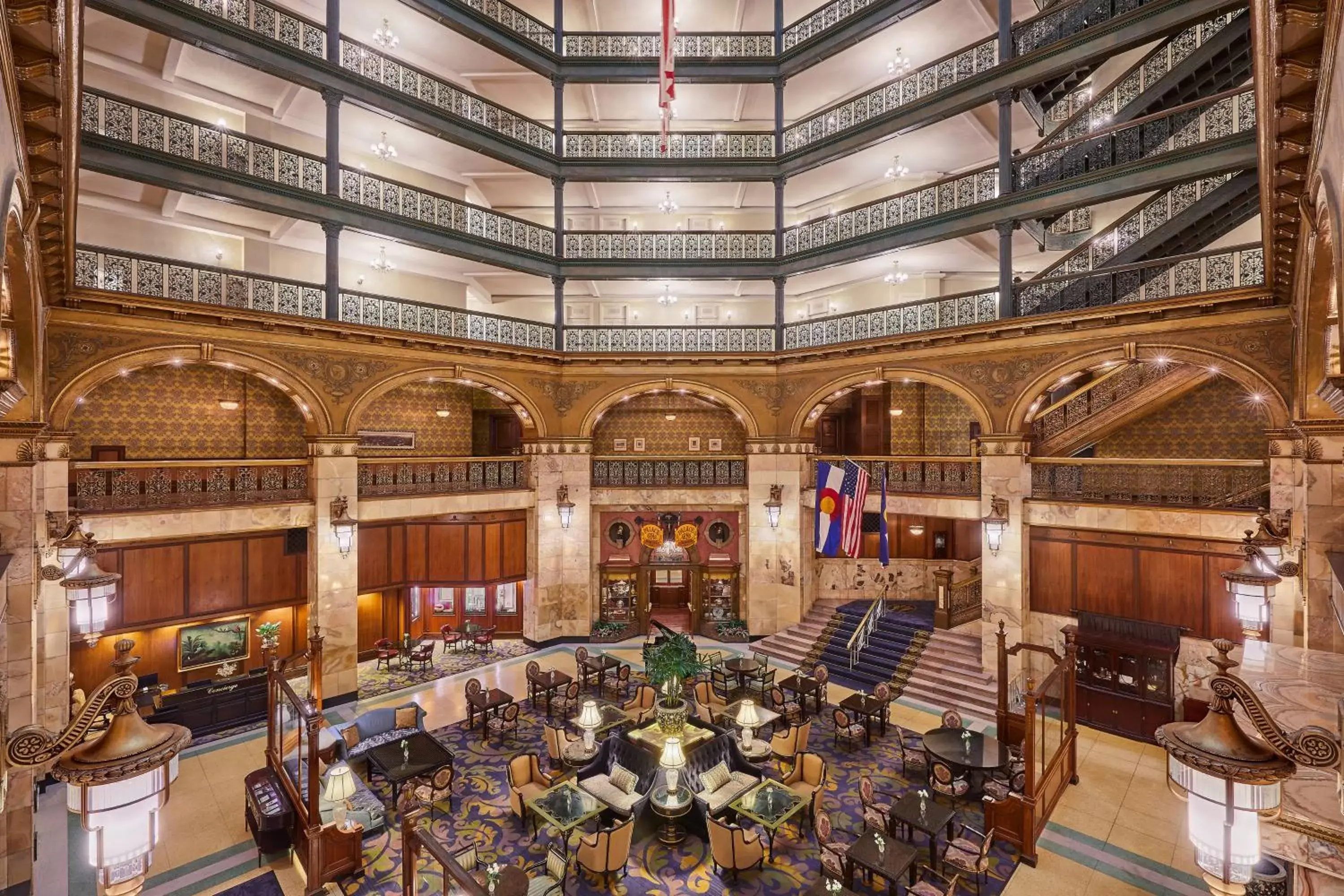 Lobby or reception, Restaurant/Places to Eat in The Brown Palace Hotel and Spa, Autograph Collection