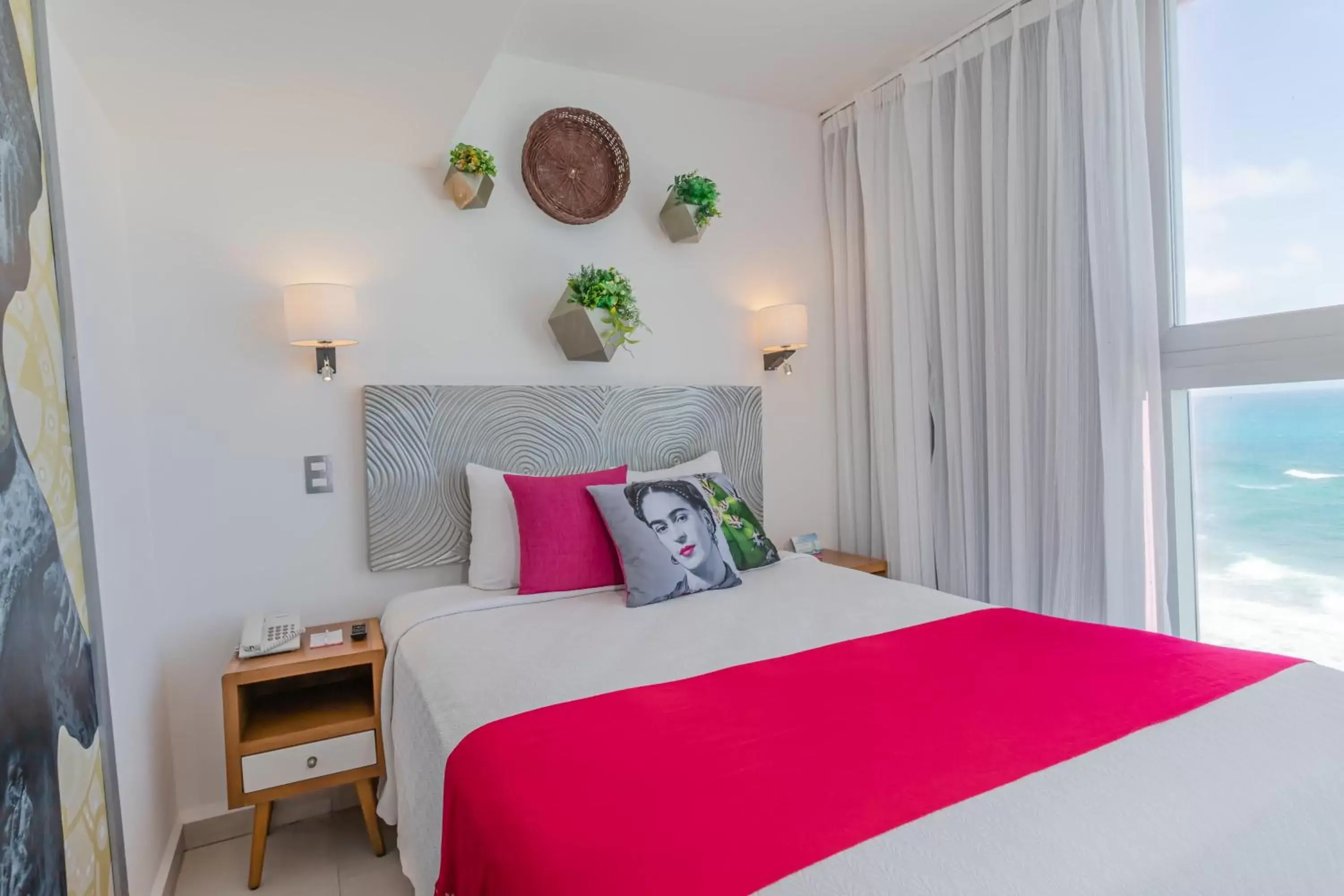 View (from property/room), Bed in Mia Reef Isla Mujeres - All Inclusive Resort View (from property/room), Bed in Mia Reef Isla Mujeres - All Inclusive Resort