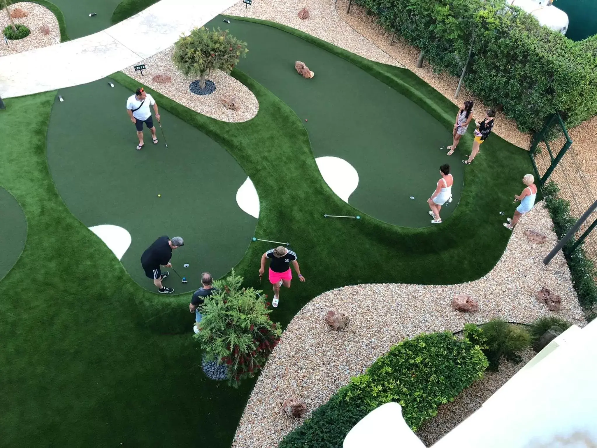 Minigolf, Bird's-eye View in Ondamar Hotel Apartamentos