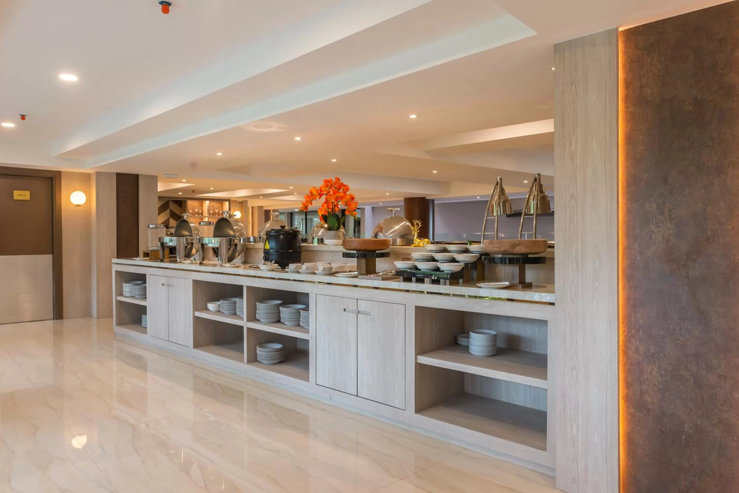 Buffet breakfast in Dream of Aventus Hotel Kuta