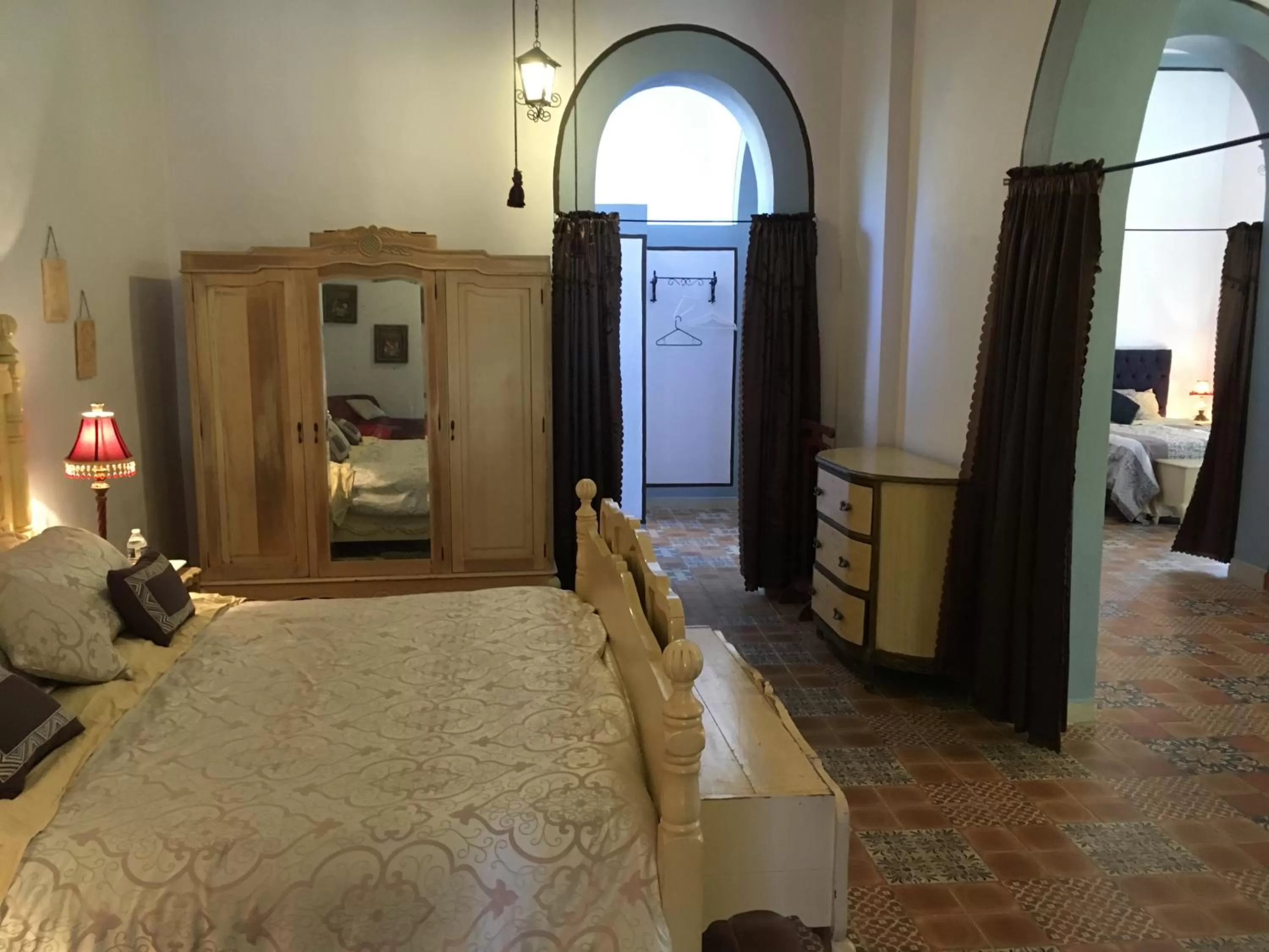 Bedroom, Bed in Hacienda San Pedro Nohpat