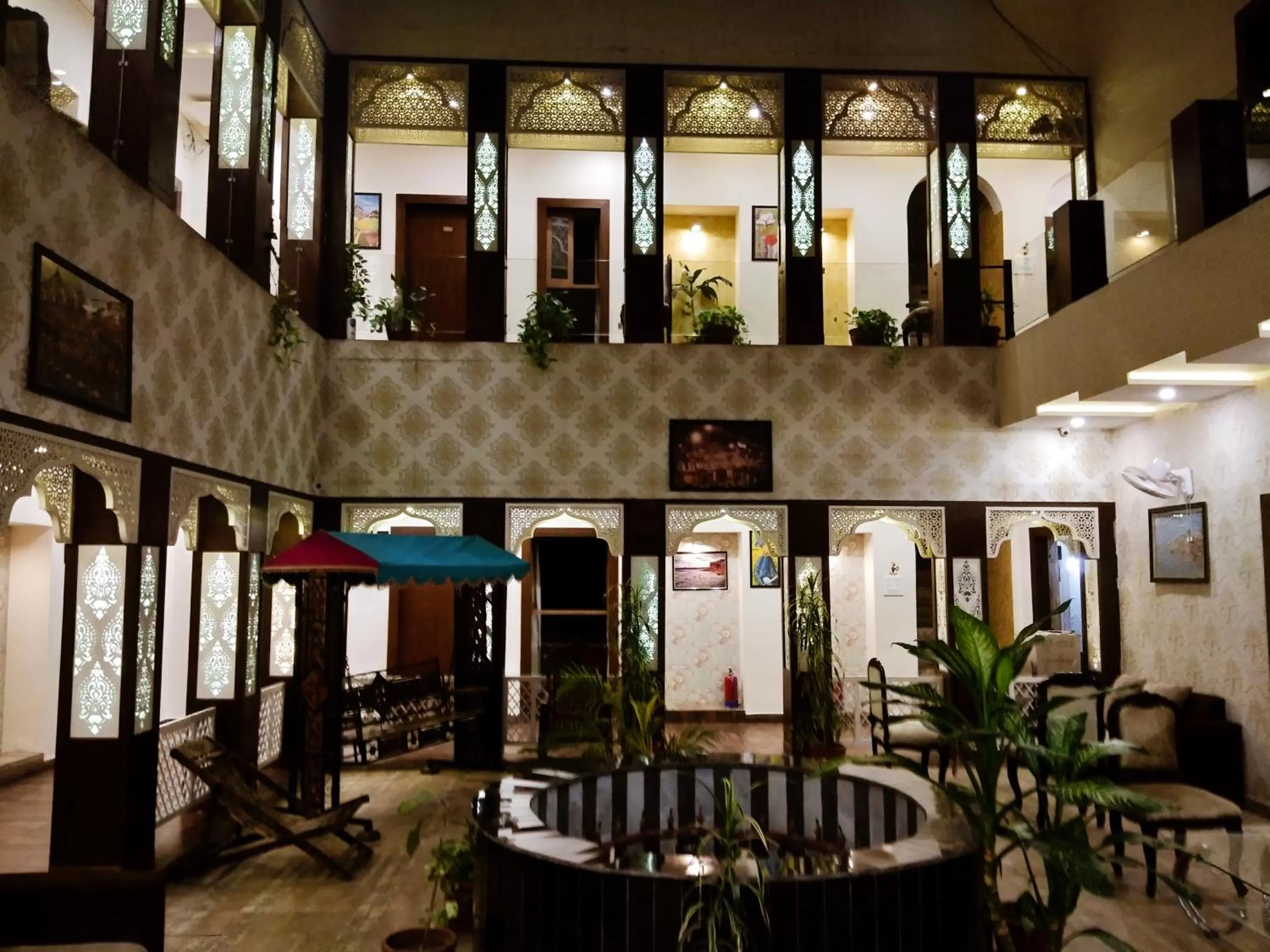 Facade/entrance in Dwivedi Hotels Sri Omkar Palace