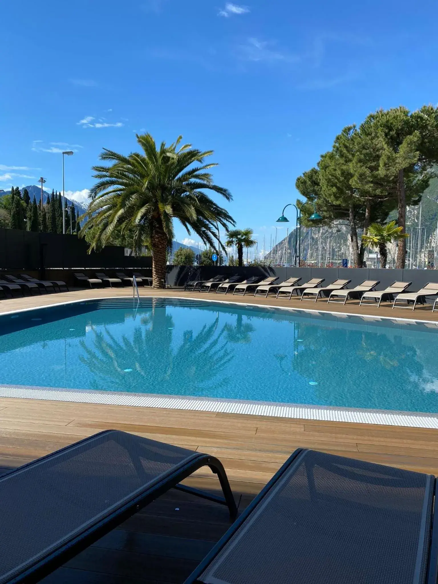 Swimming Pool in Lake Front Hotel Mirage