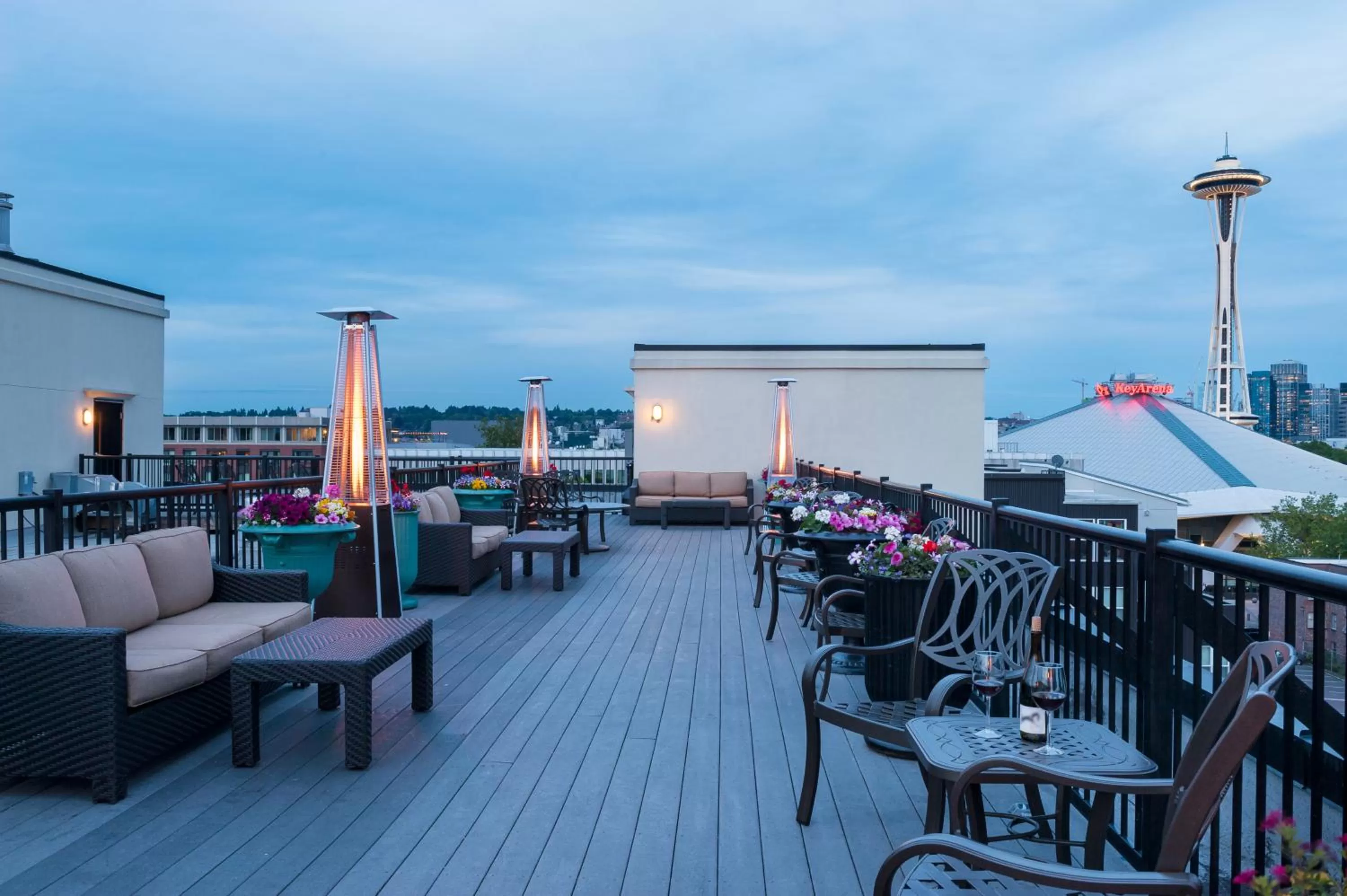 Patio in The Mediterranean Inn