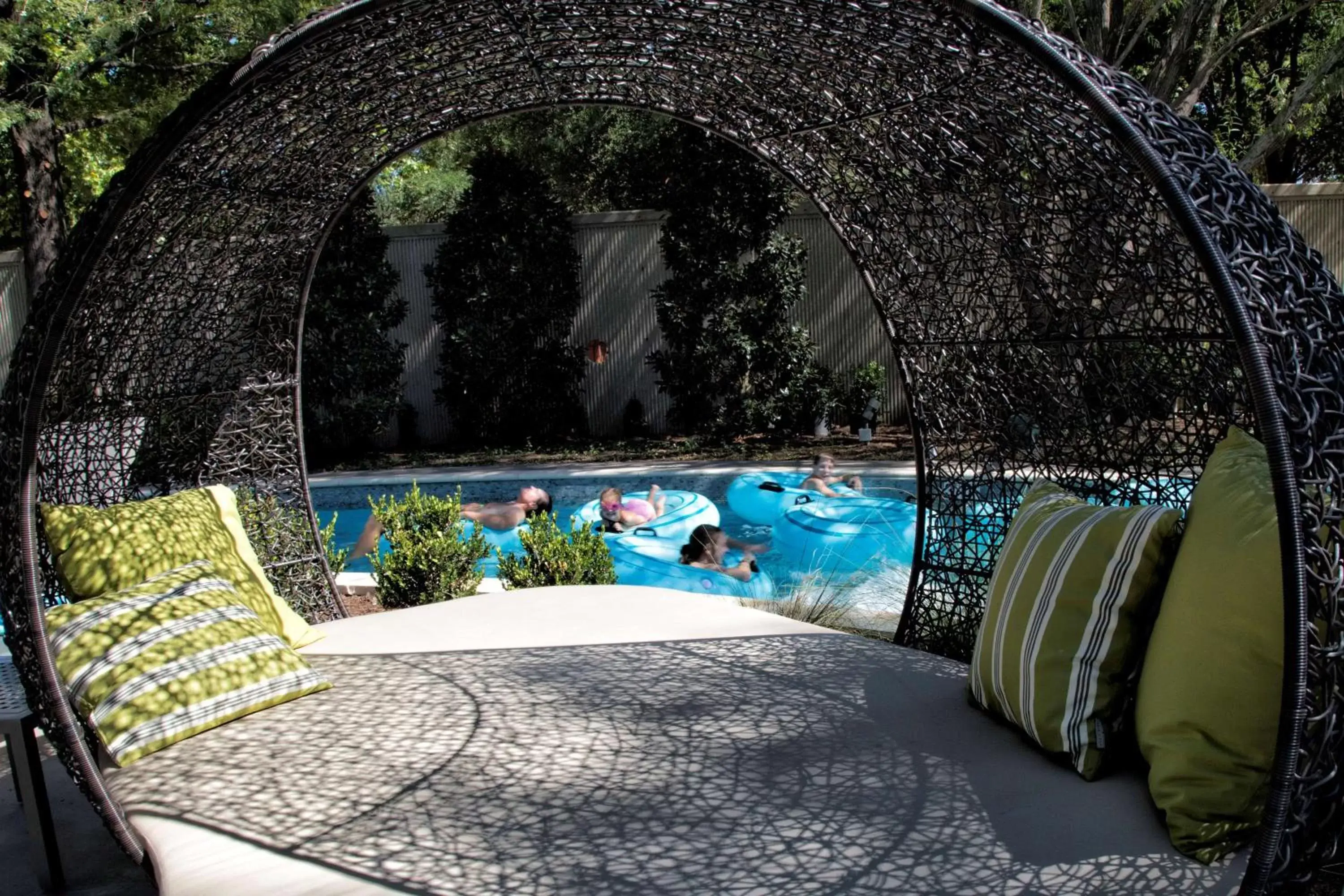 Pool view, Swimming Pool in Hilton Anatole