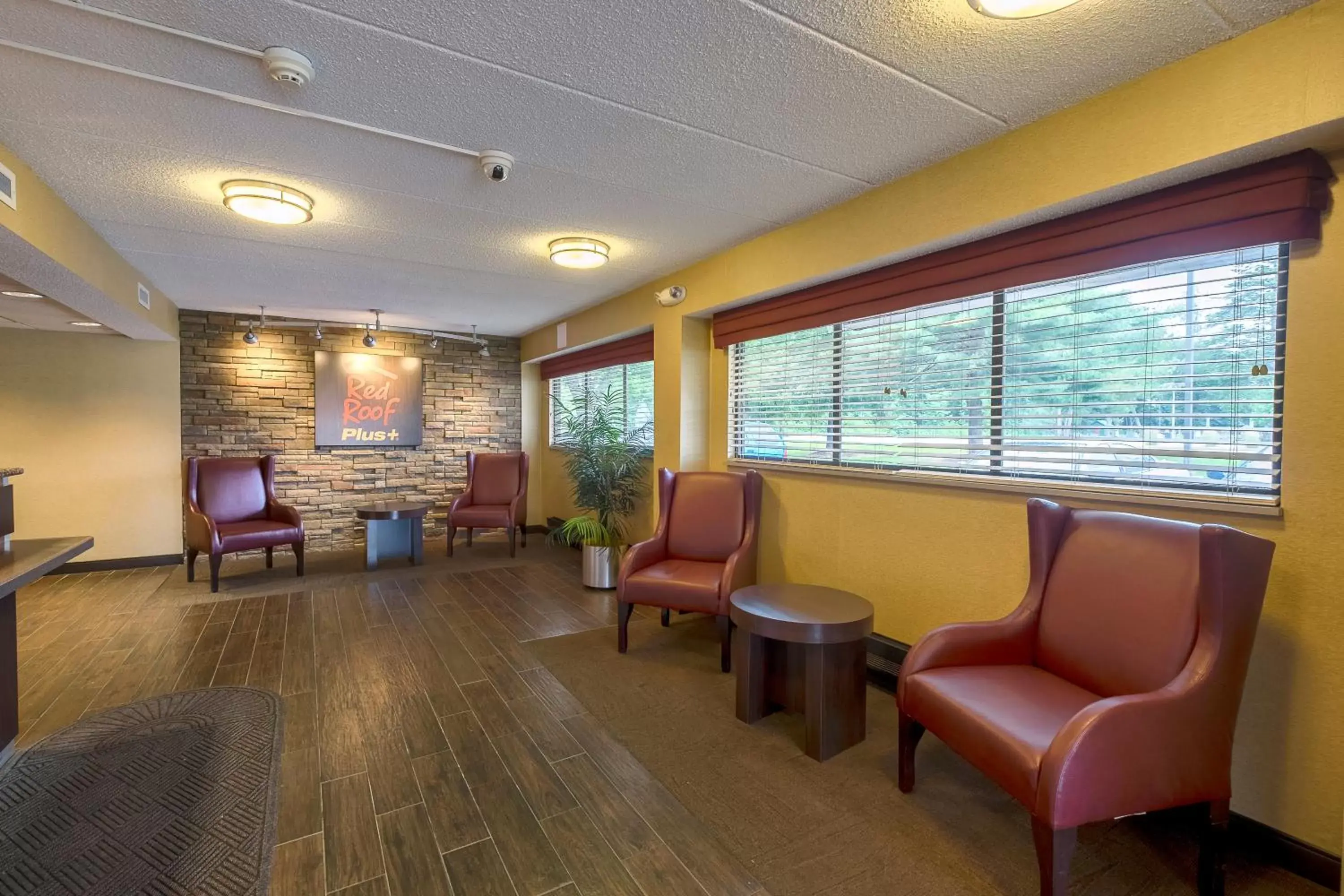 Lobby or reception in Red Roof Inn PLUS+ West Springfield Lobby or reception in Red Roof Inn PLUS+ West Springfield
