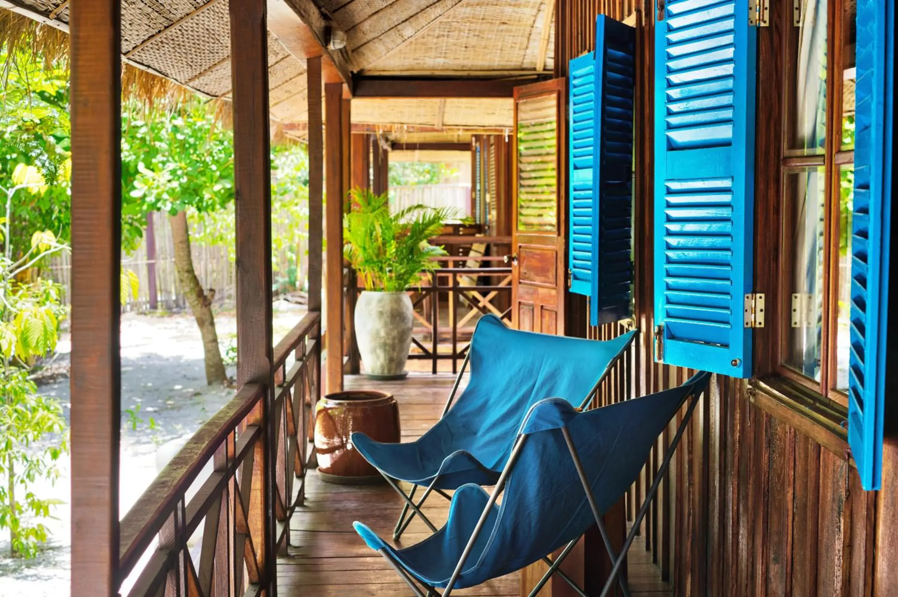Balcony/Terrace in Sok San Beach Resort