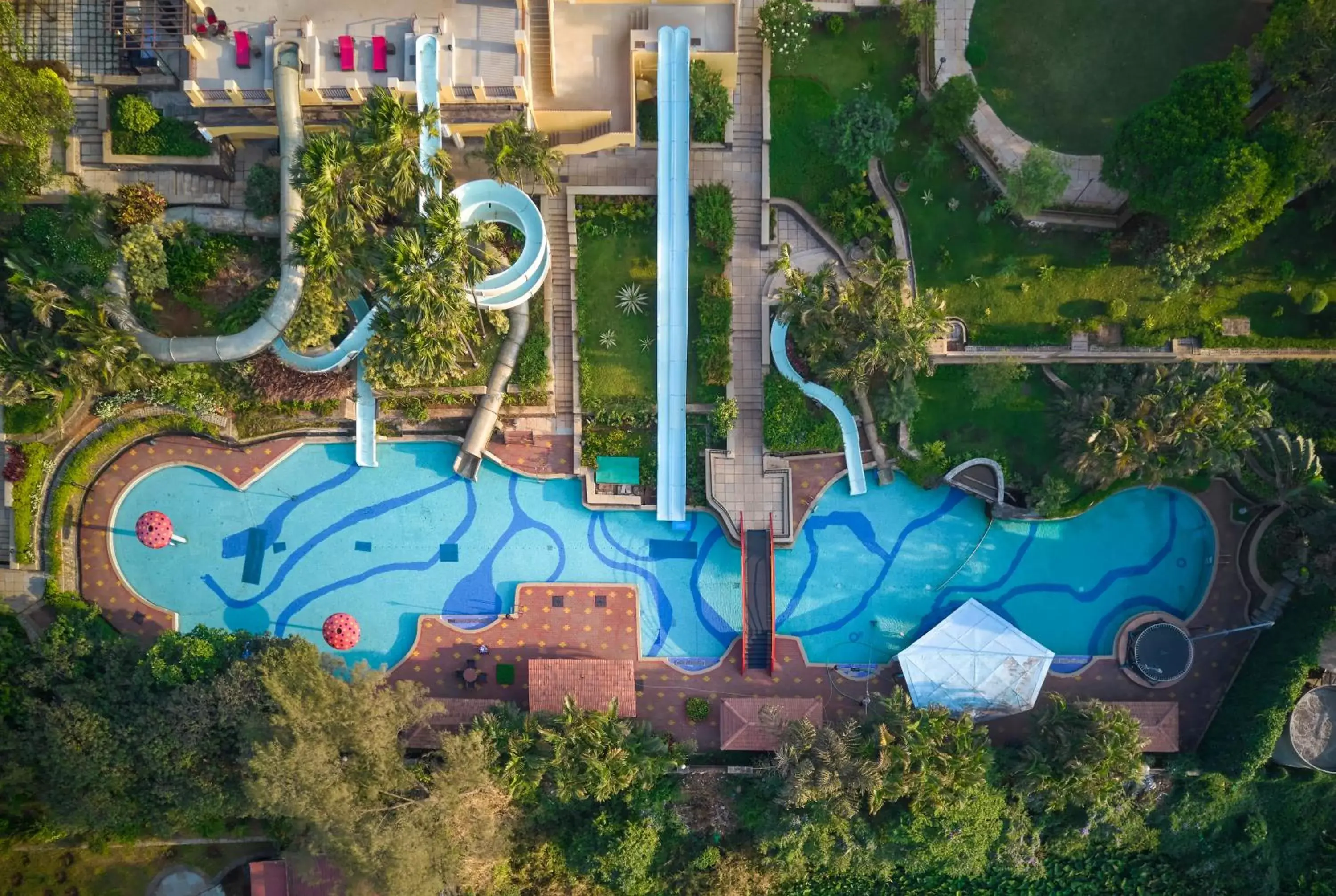 Aqua park, Pool View in Fariyas Resort Lonavala