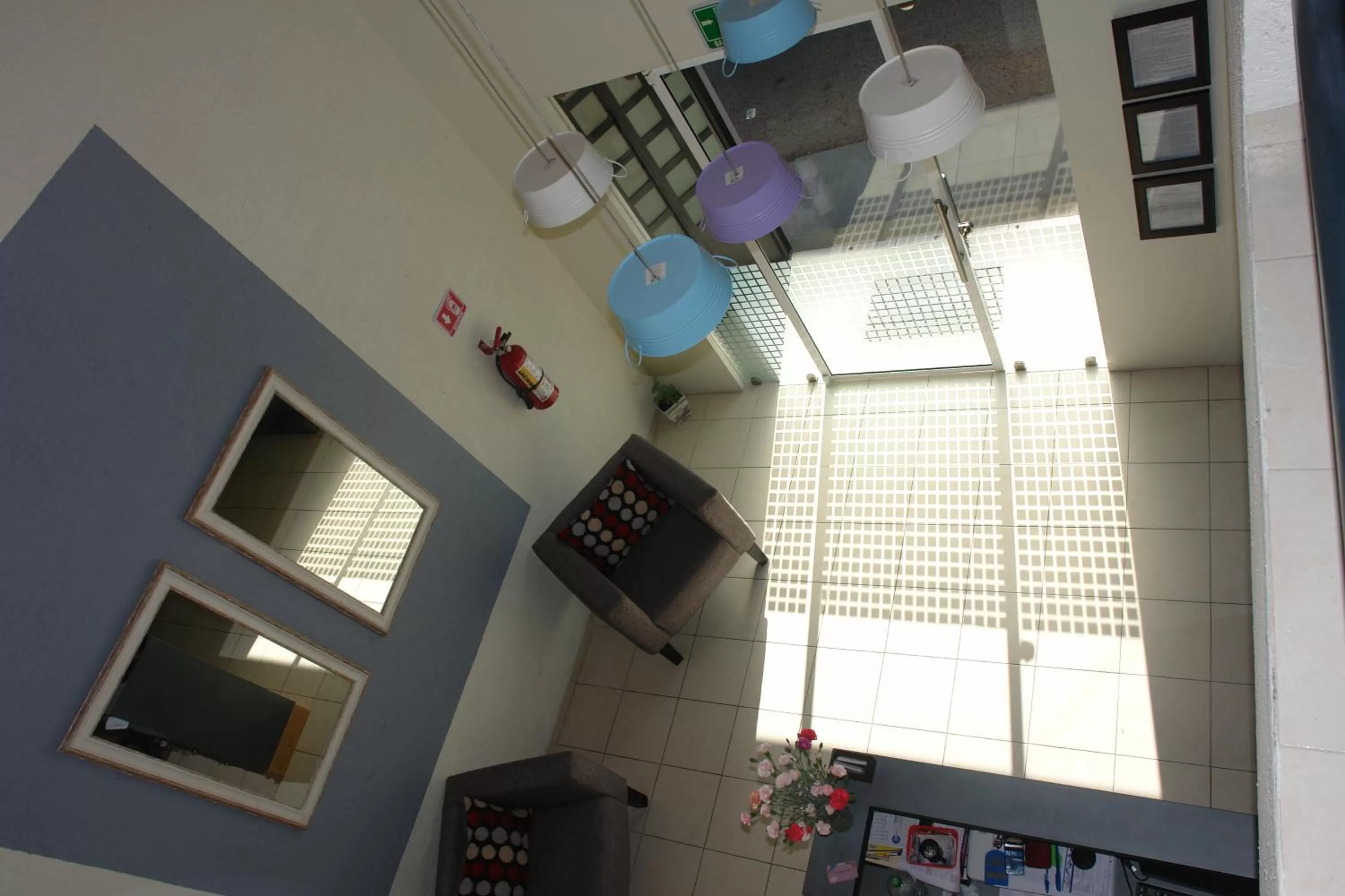 Lobby or reception, Kitchen/Kitchenette in Hotel Casa Caelum