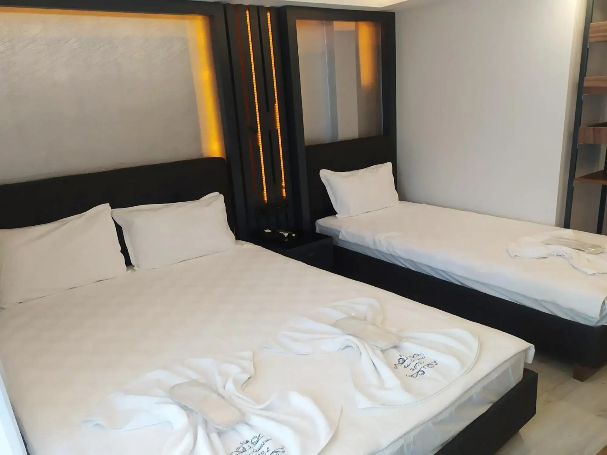 Bed in Sirkeci Quietness Hotel